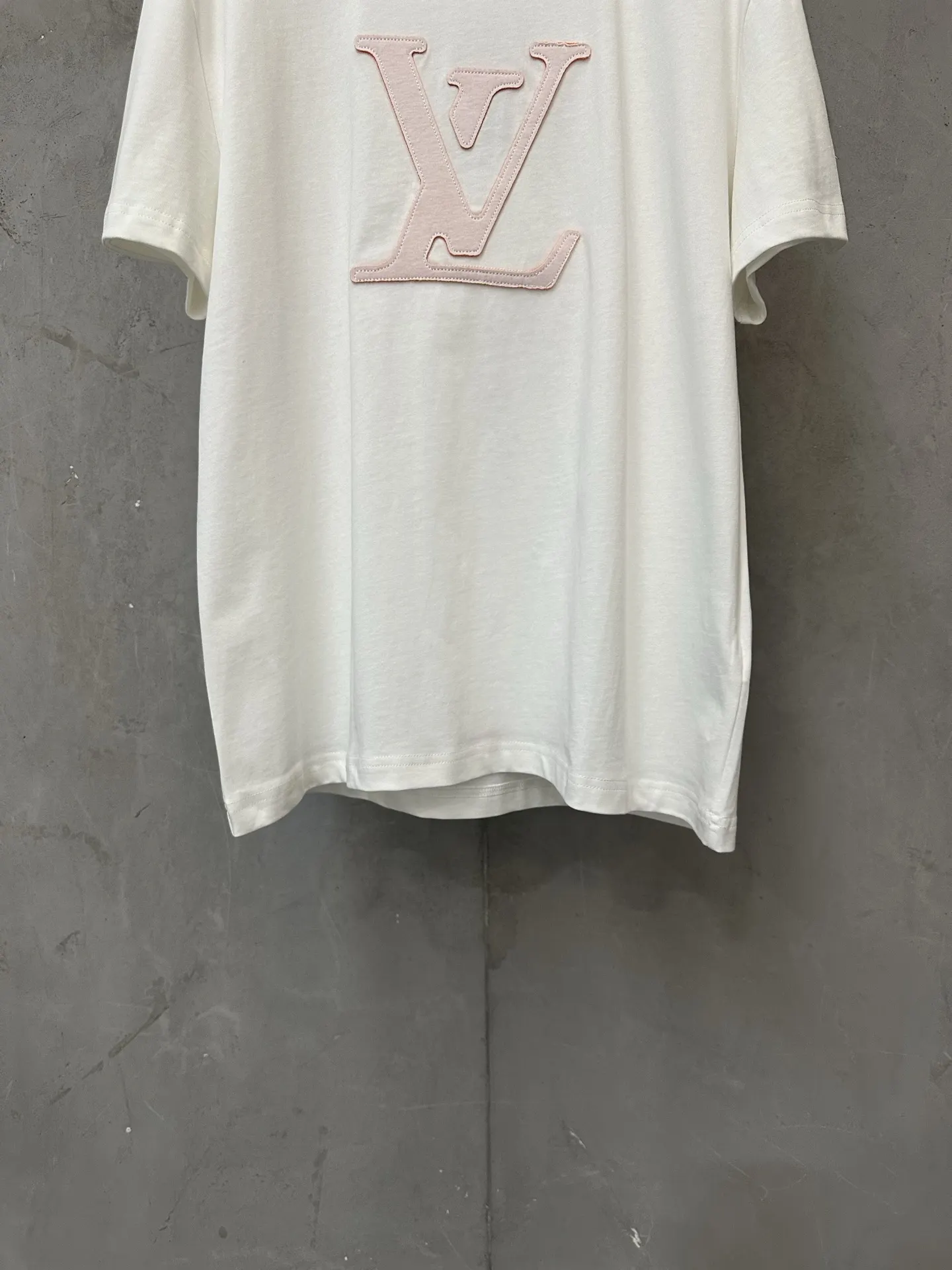 Laser-Cut Logo Cotton T-Shirt D21022285 — view 4
