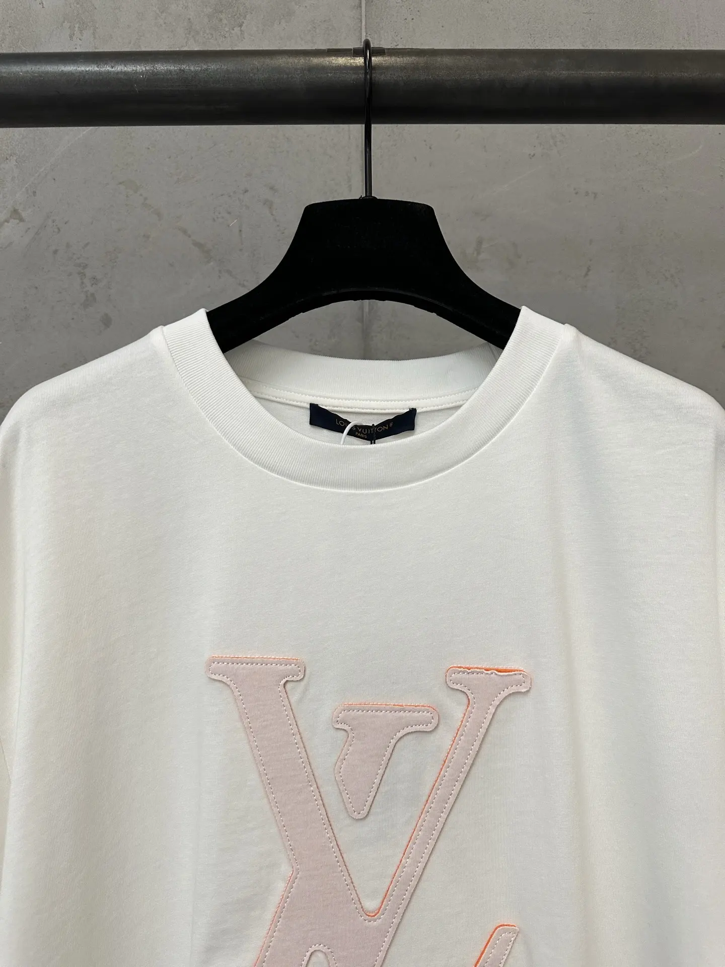 Laser-Cut Logo Cotton T-Shirt D21022285 — view 5