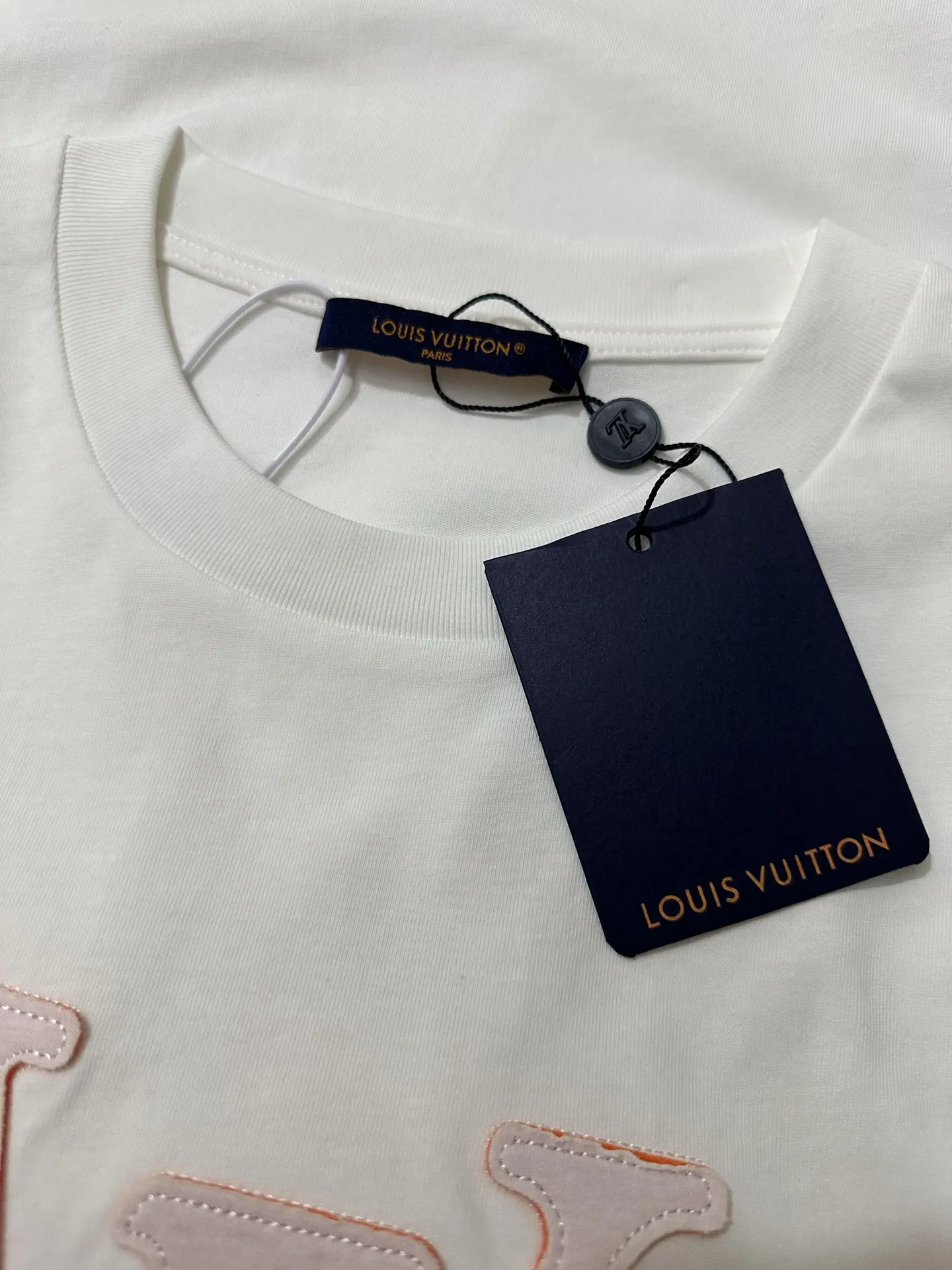 Laser-Cut Logo Cotton T-Shirt D21022285 — view 6