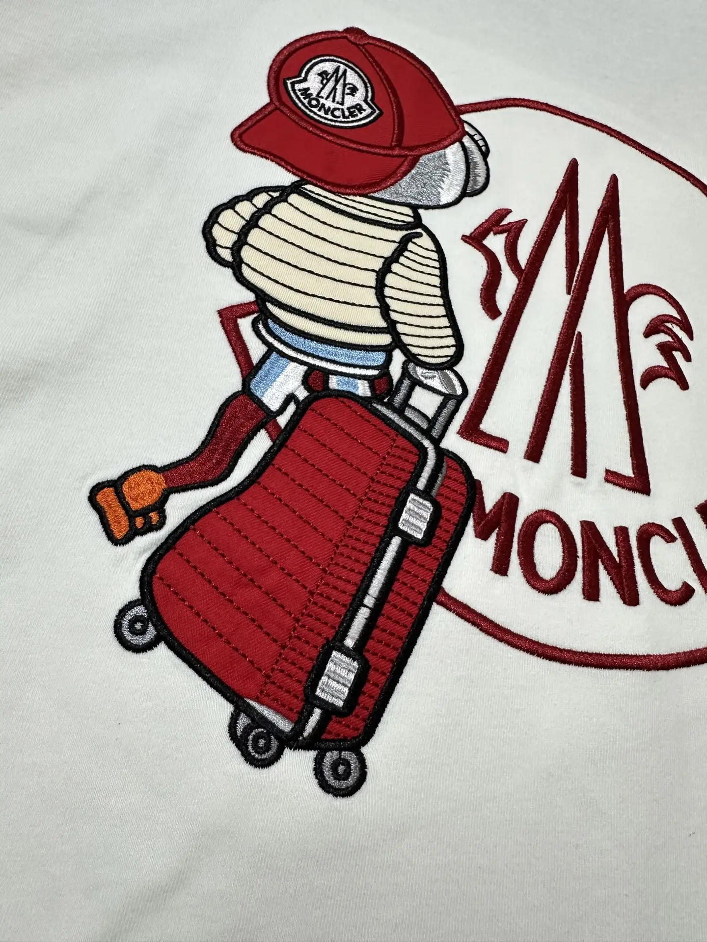 Logo-Embroidered Contrast-Trim Cotton T-Shirt D21011460 — view 8