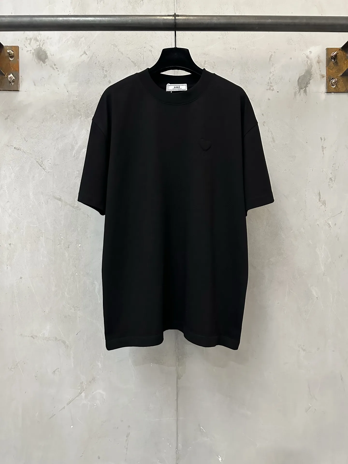 Ami de Coeur Tonal Embroidery Heavyweight T-Shirt D21022216