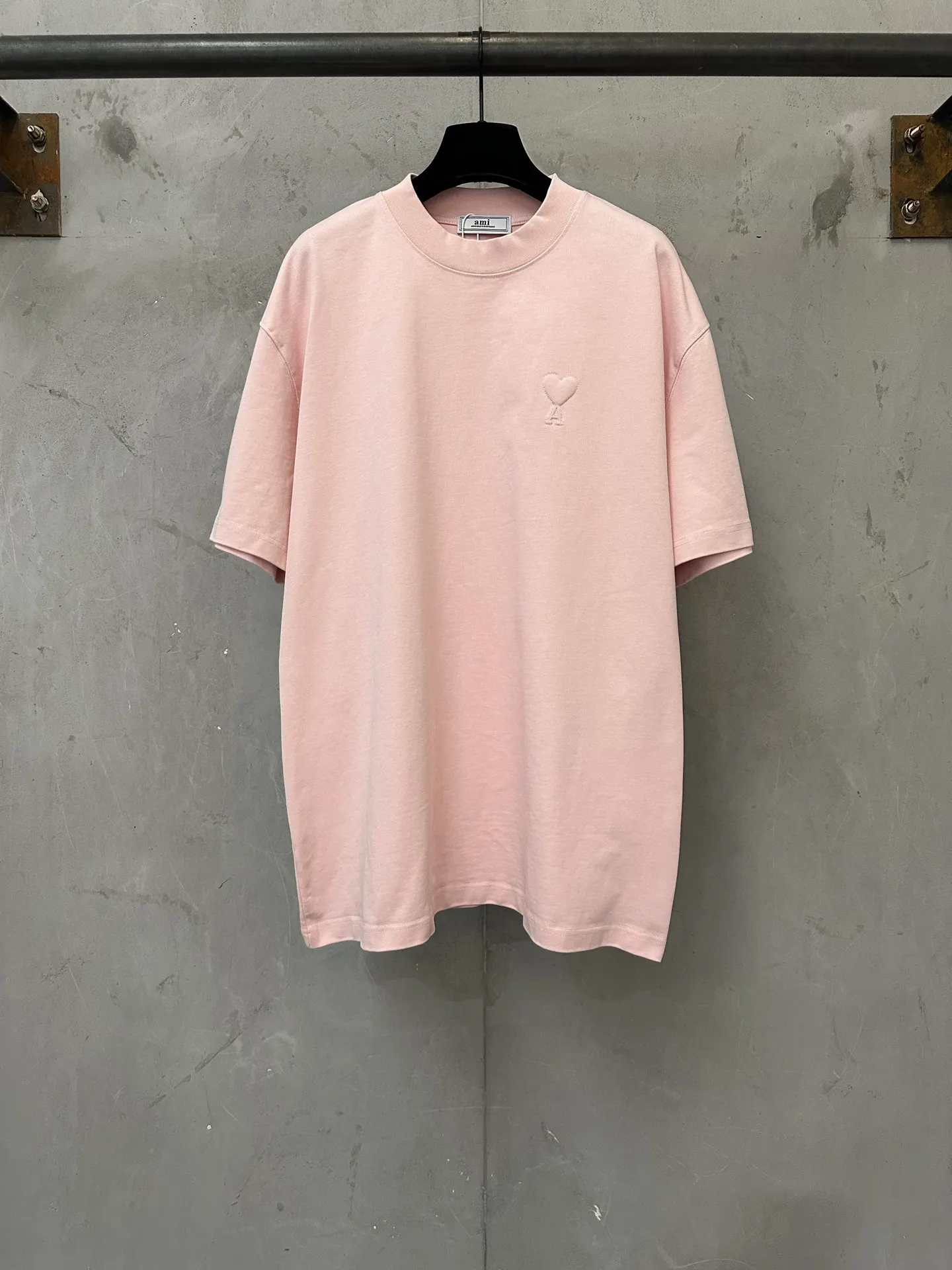 Ami de Coeur Embossed Cotton T-Shirt D21022218