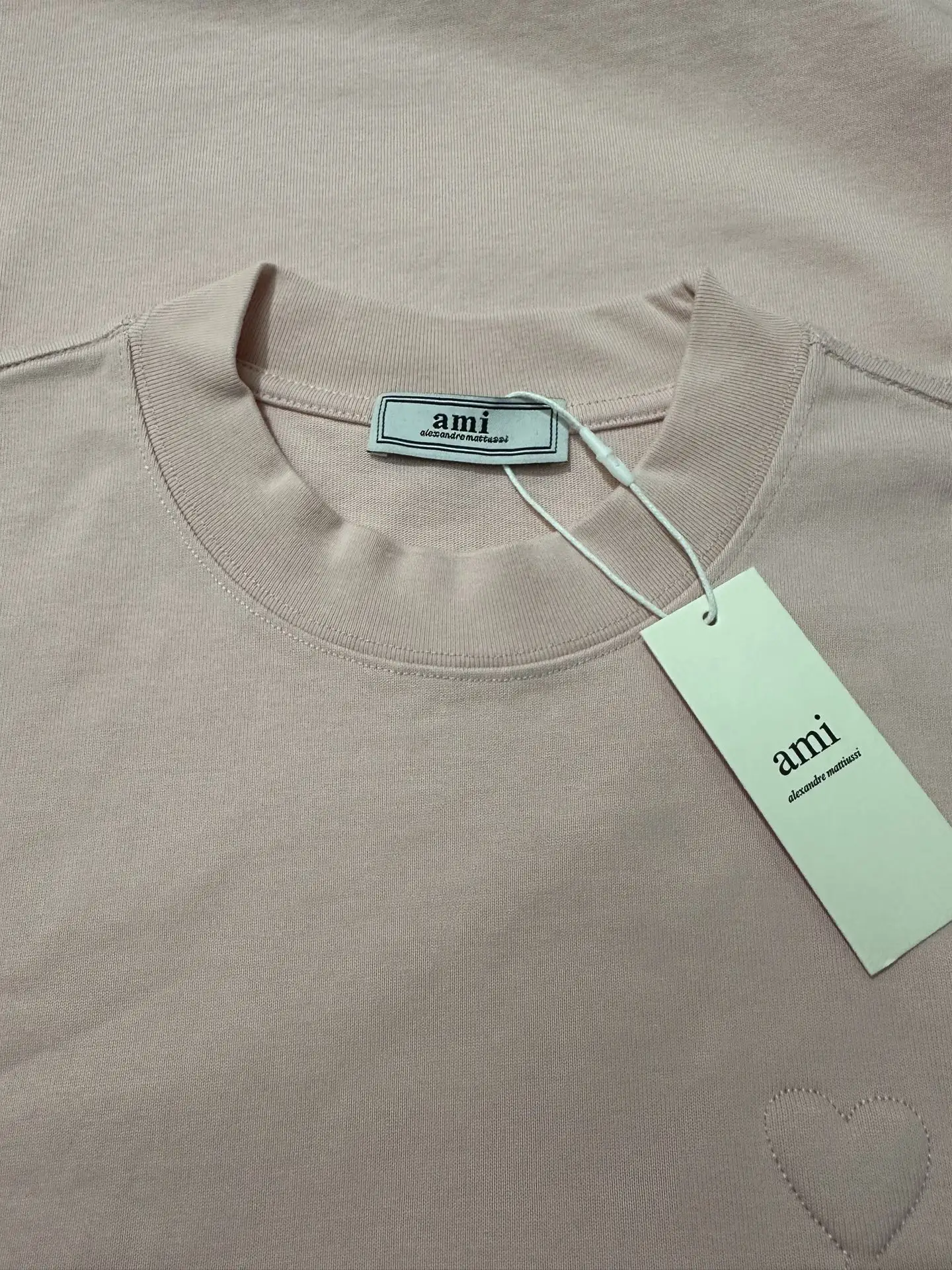 Ami de Coeur Embossed Cotton T-Shirt D21022218 — view 6