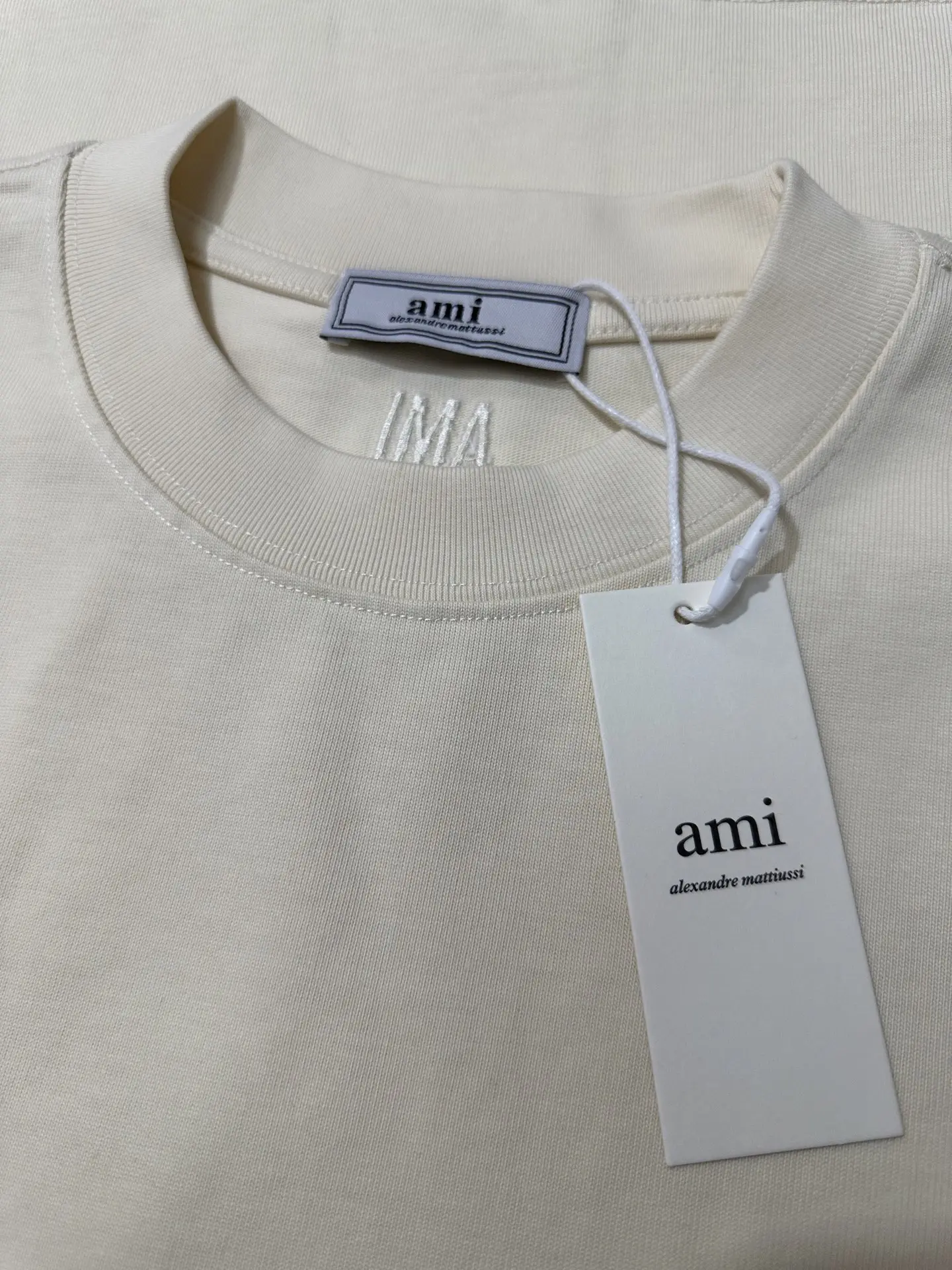 Ami de Coeur Embroidered Heavyweight T-Shirt D21018903 — view 6