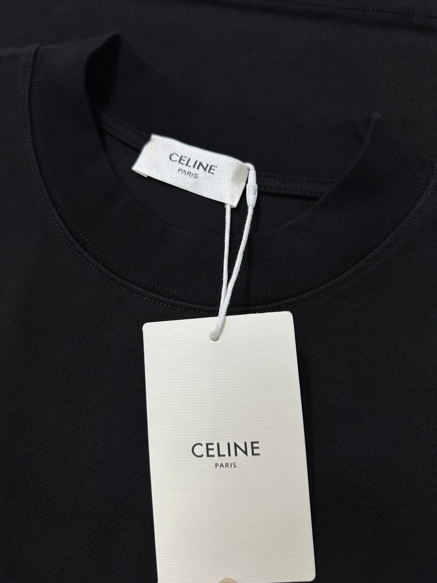 Triomphe Logo Embroidered Heavyweight Cotton T-Shirt D21018930 — view 6
