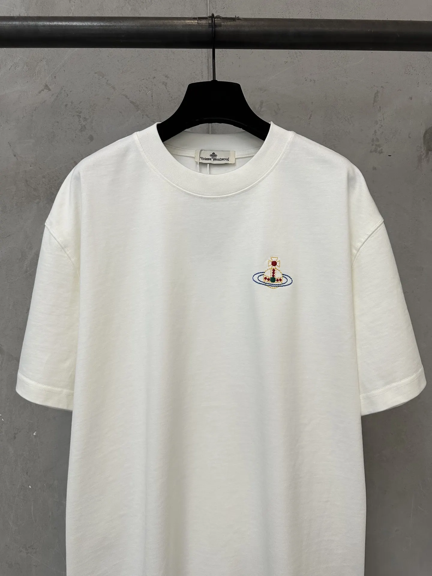 Orb Logo Embroidered Heavyweight Cotton T-Shirt D21023119 — view 3