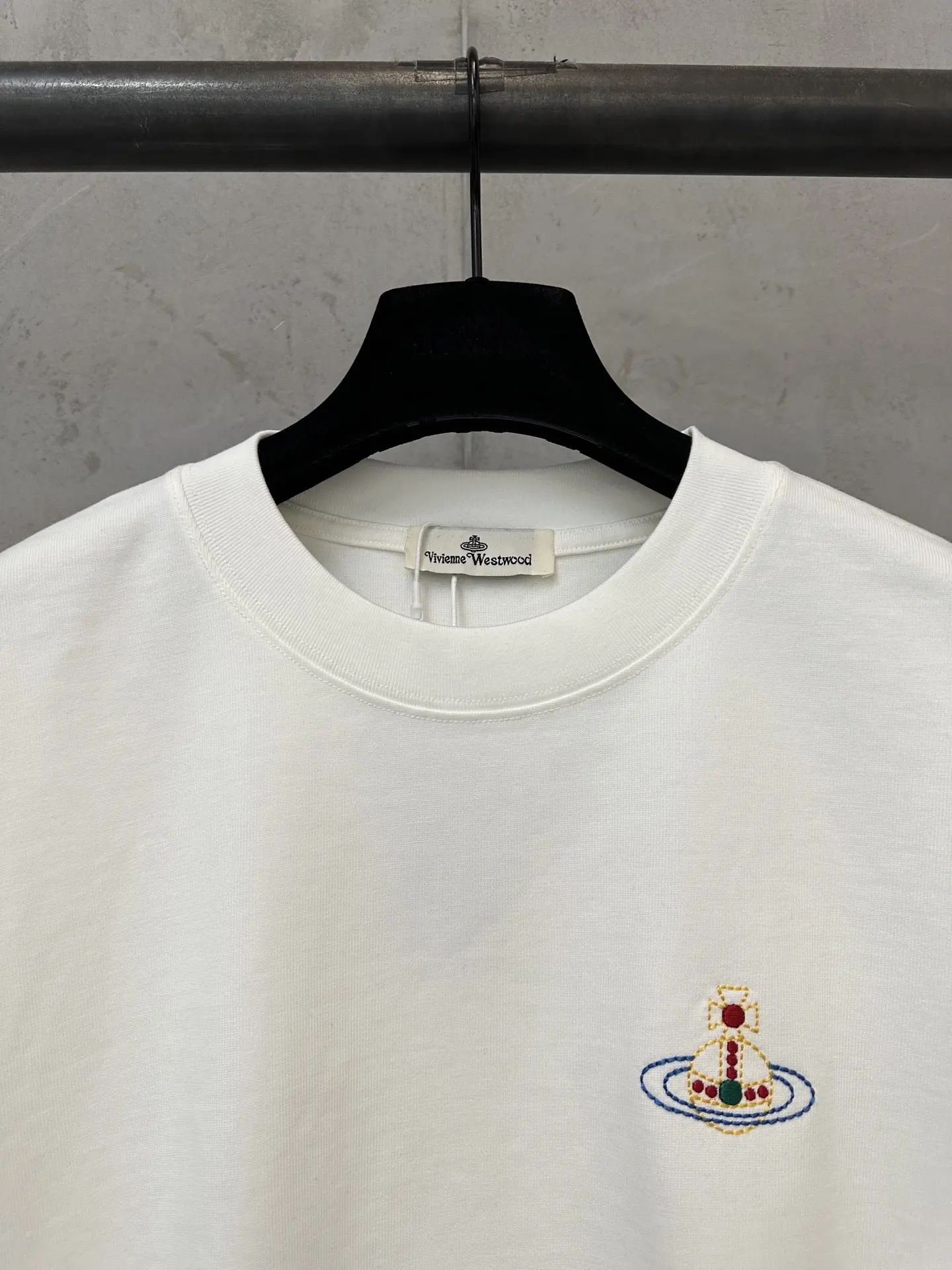 Orb Logo Embroidered Heavyweight Cotton T-Shirt D21023119 — view 5