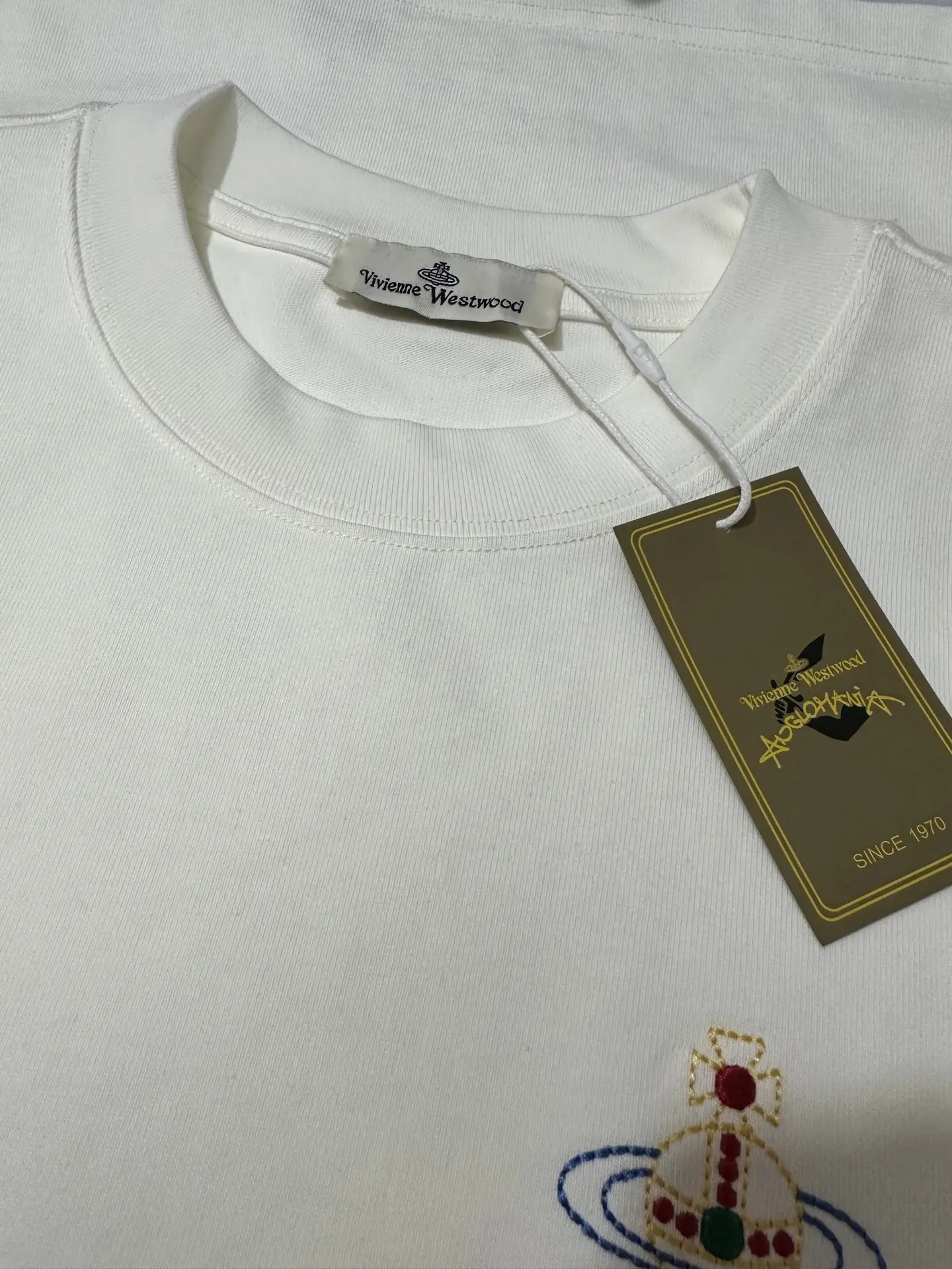 Orb Logo Embroidered Heavyweight Cotton T-Shirt D21023119 — view 6