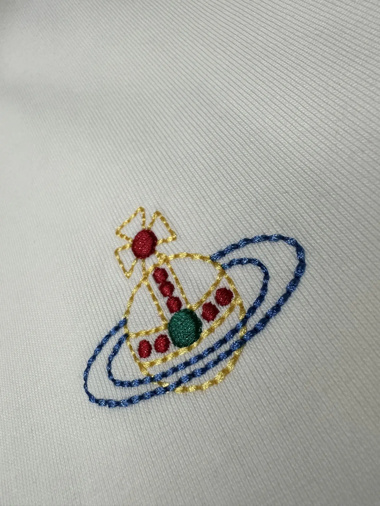 Orb Logo Embroidered Heavyweight Cotton T-Shirt D21023119 — view 8