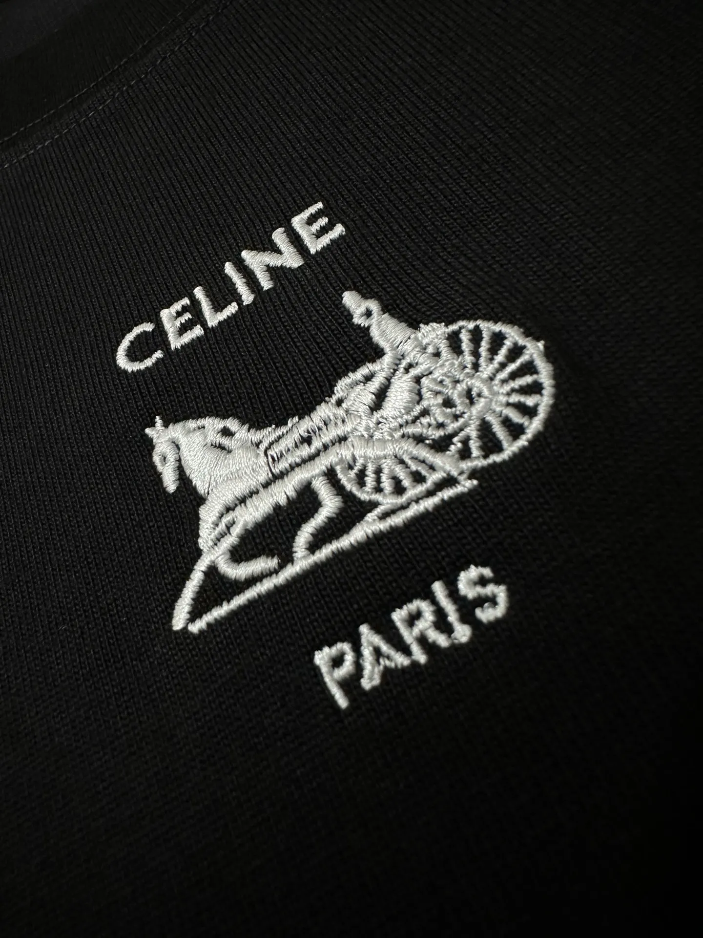 Triomphe Carriage Logo Heavyweight T-Shirt D21018853 — view 8