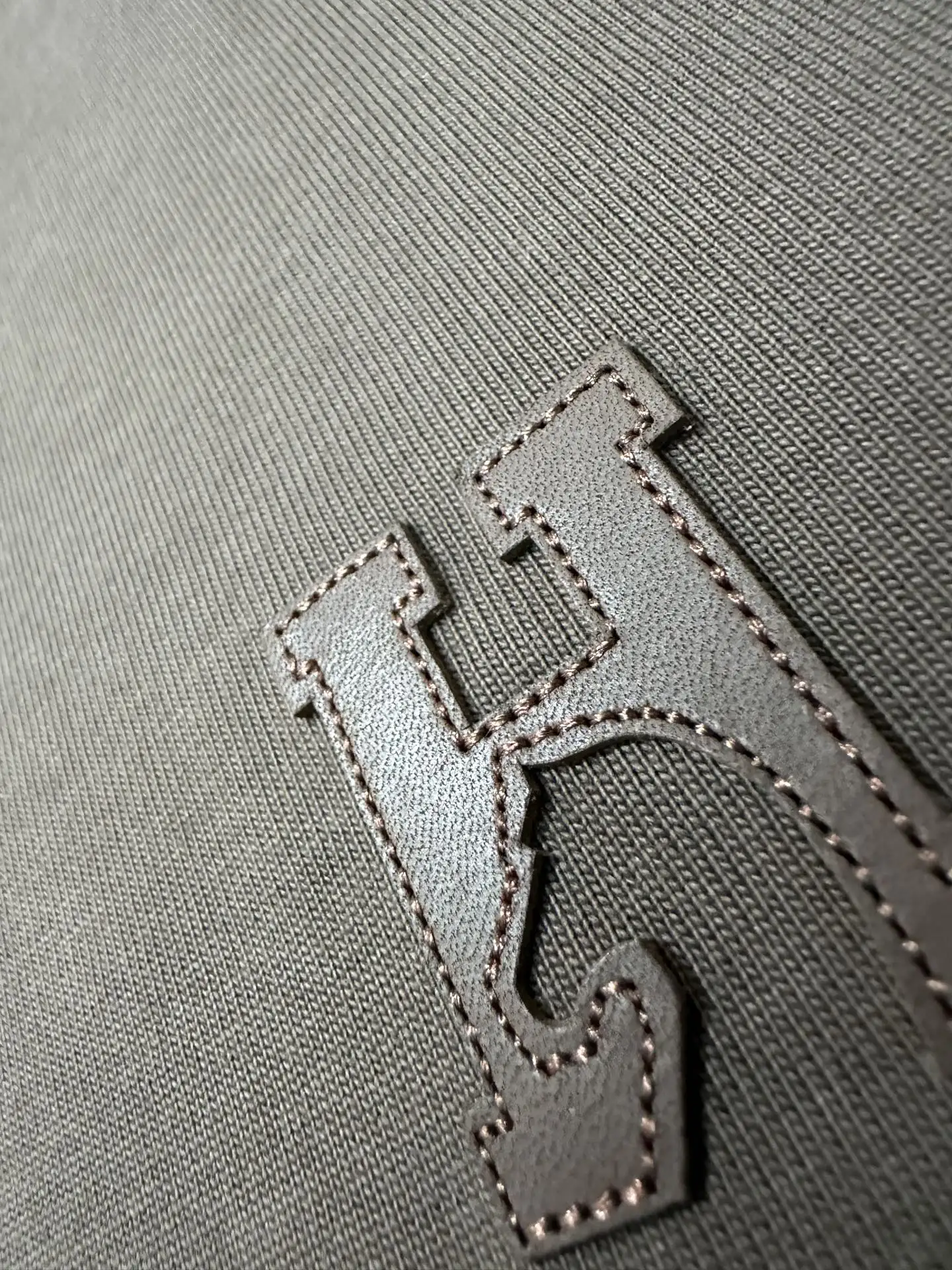 Heavyweight Cotton T-Shirt with Leather Patch D21020508 — view 8