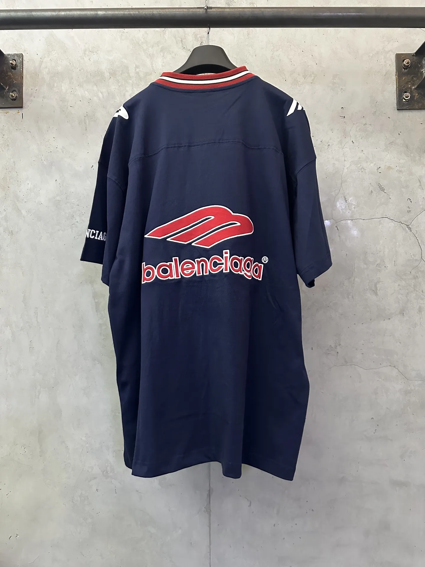 Football Series Embroidered Oversized T-Shirt D21511563 — view 2