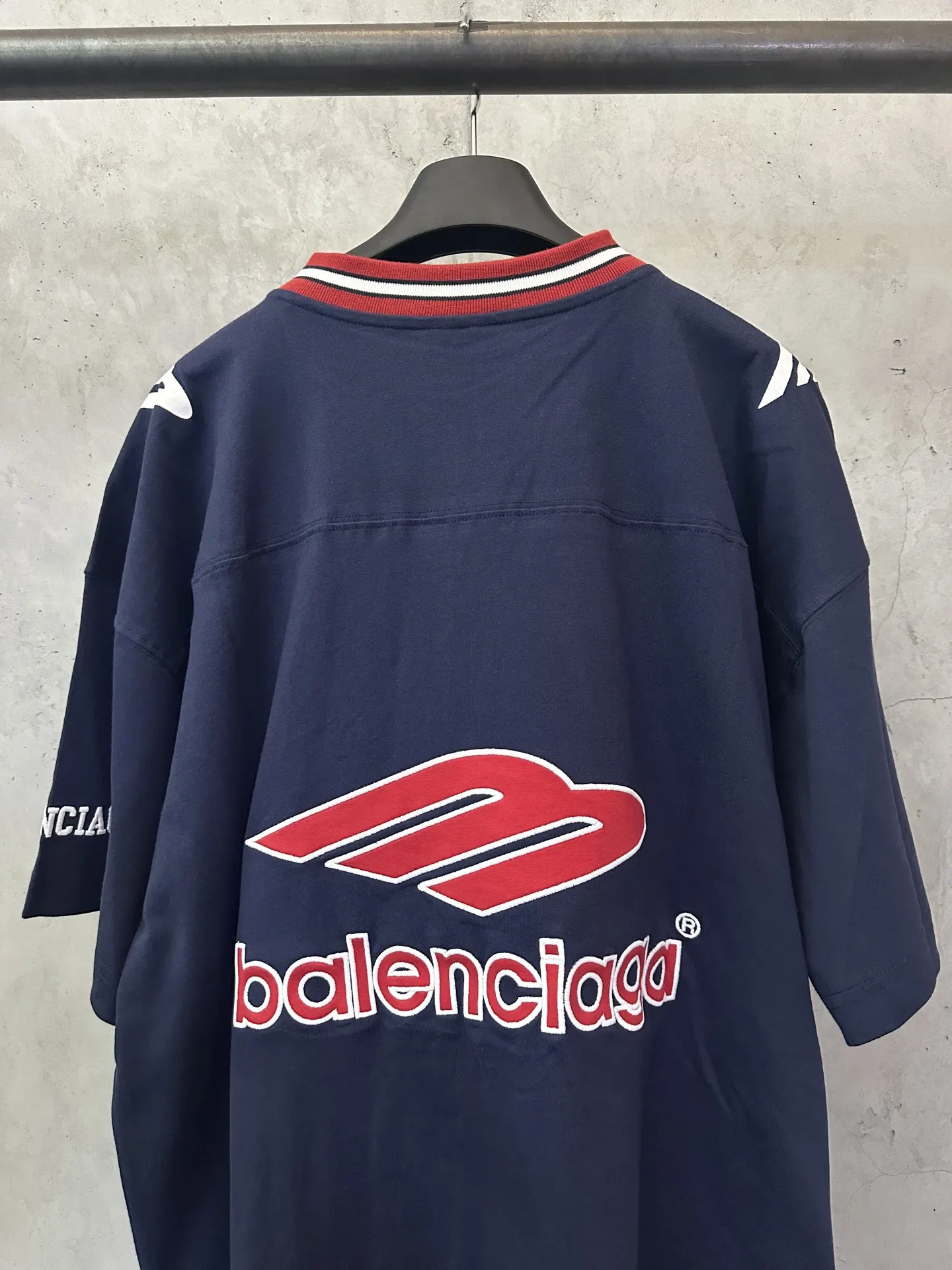 Football Series Embroidered Oversized T-Shirt D21511563 — view 5