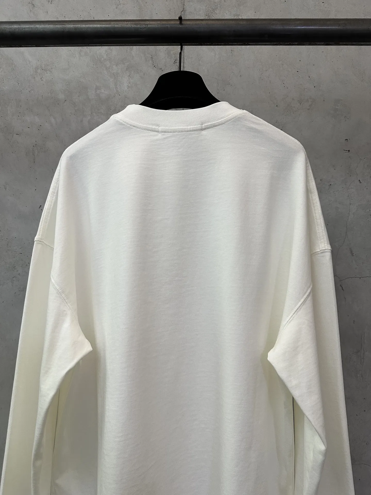 Logo Print Long-Sleeved Cotton T-Shirt D22011478 — view 5
