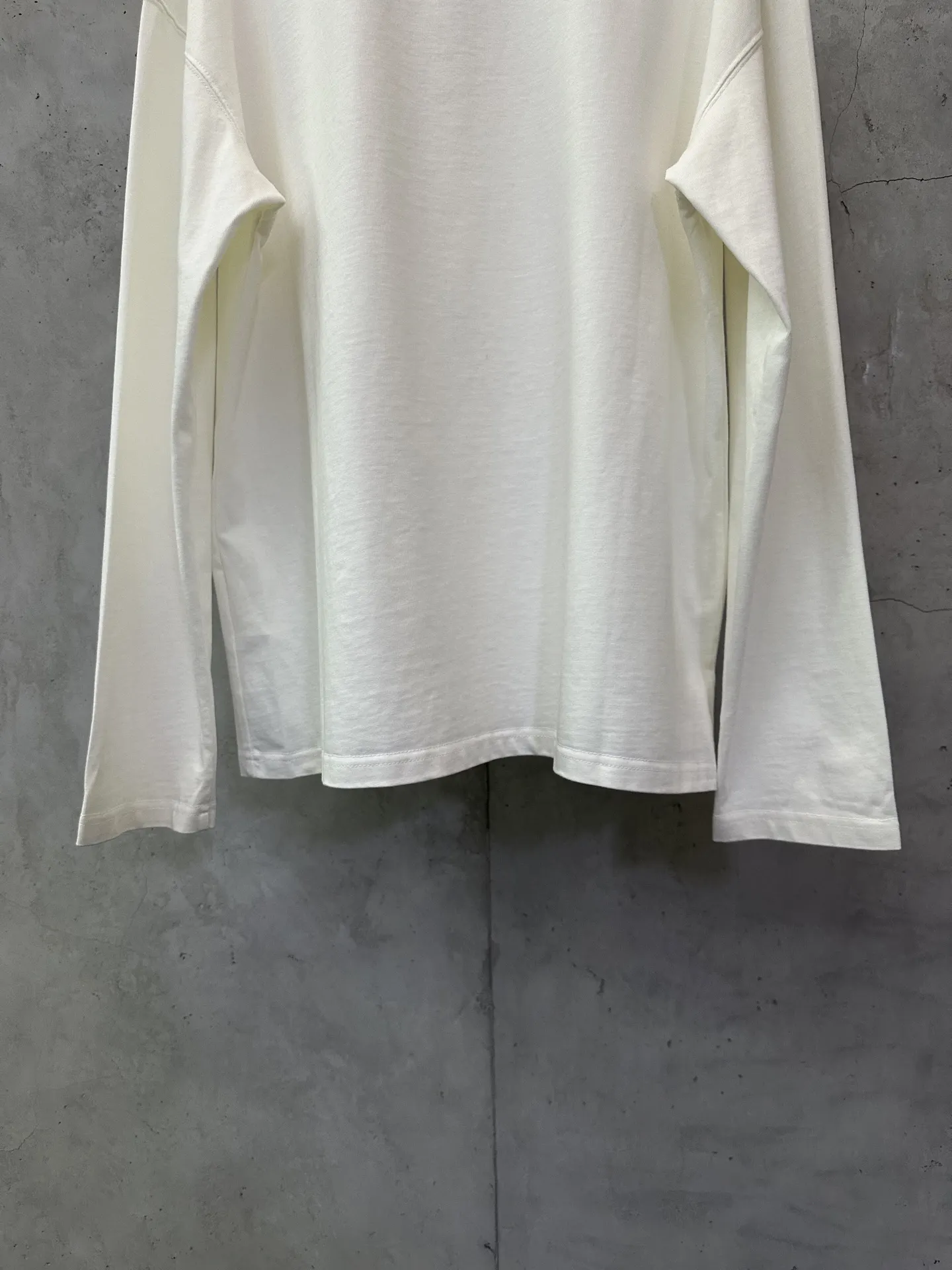 Logo Print Long-Sleeved Cotton T-Shirt D22011478 — view 6