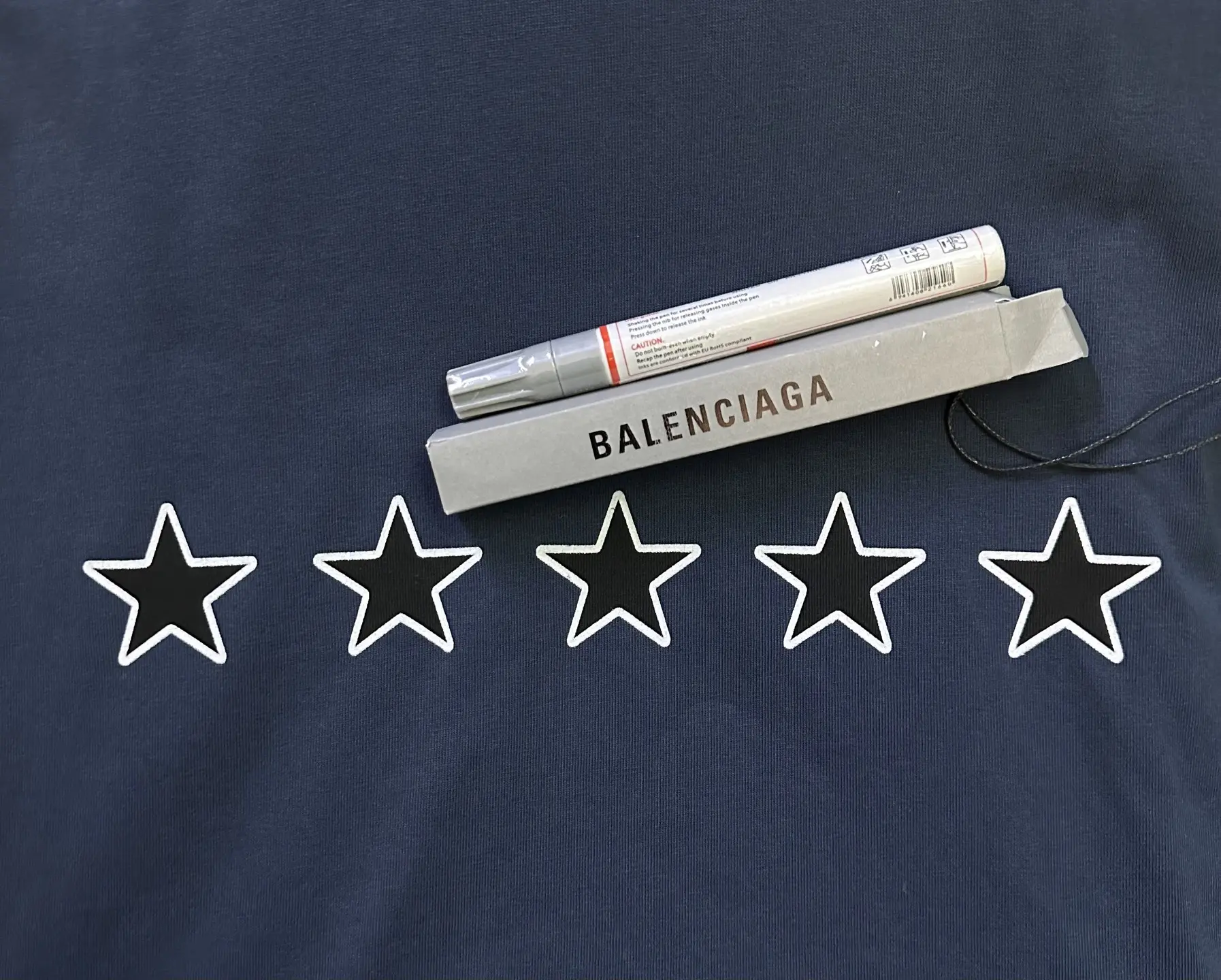 Star Embroidered Oversized T-Shirt D22011494 — view 8