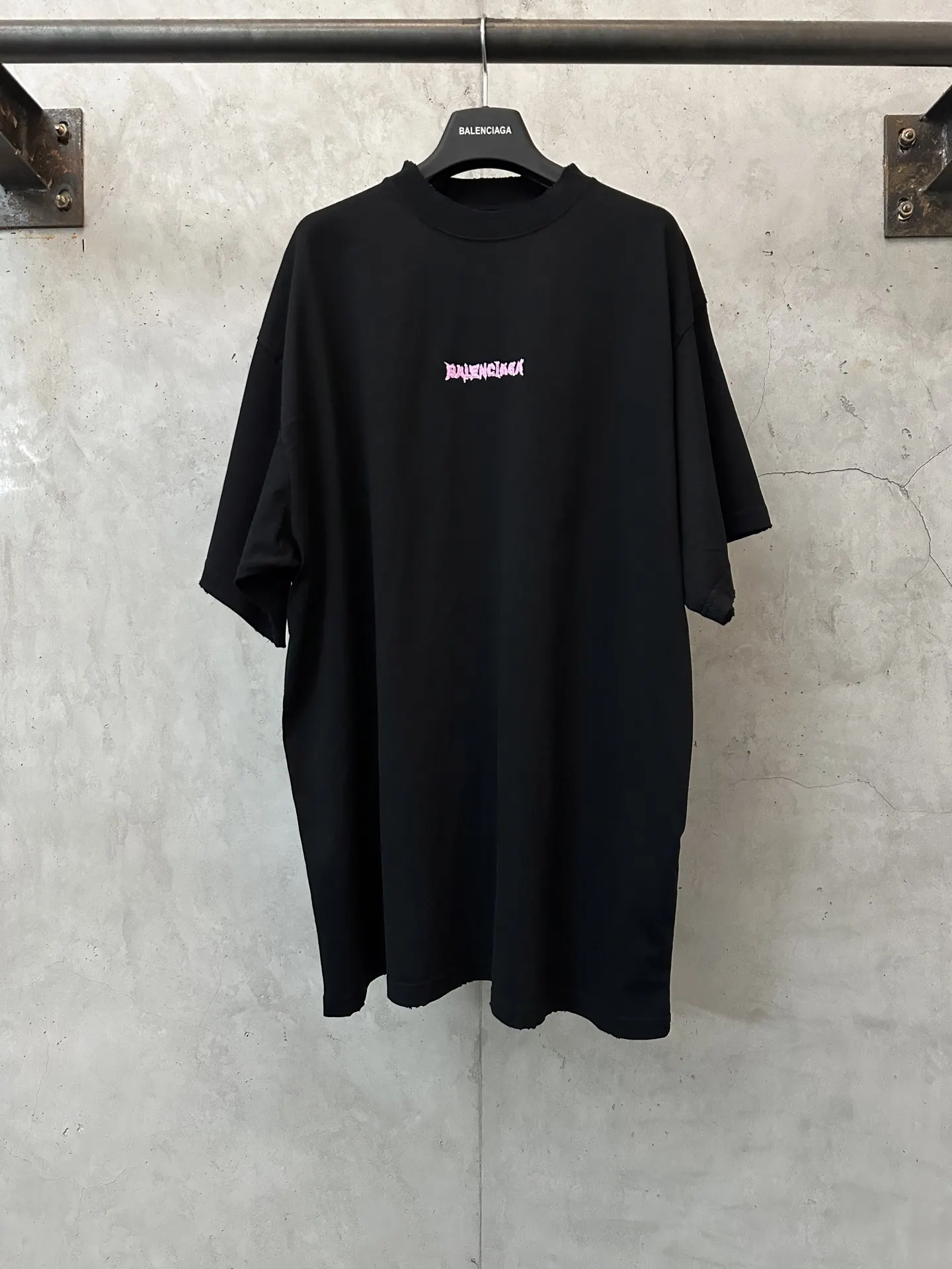 Logo Embroidery Oversized Cotton T-Shirt D22011909