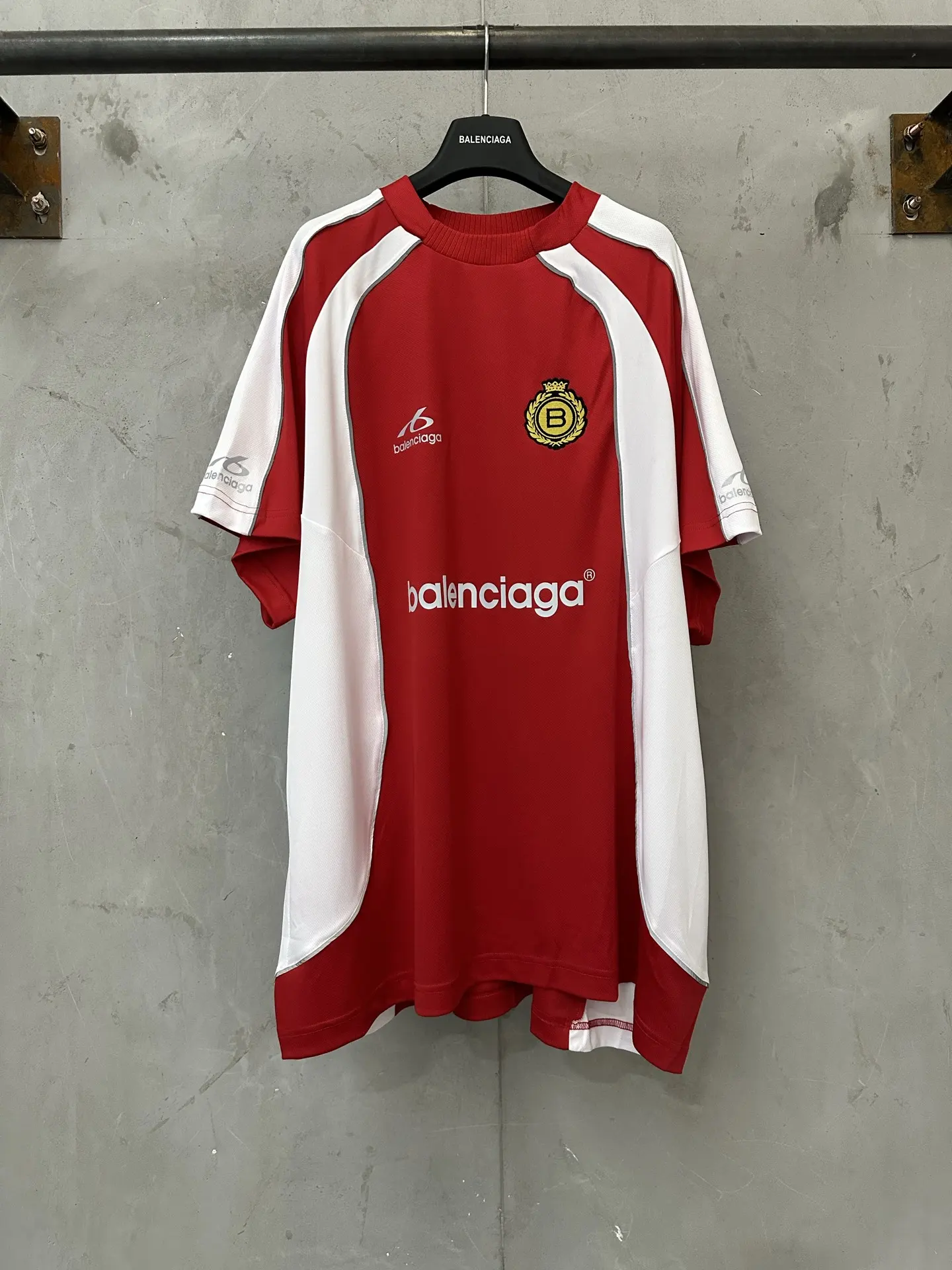 Oversized Mesh Football Jersey D22018870
