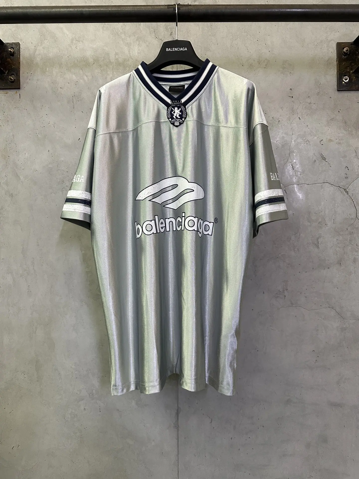 Logo-Embroidered Satin Jersey T-Shirt D22011209