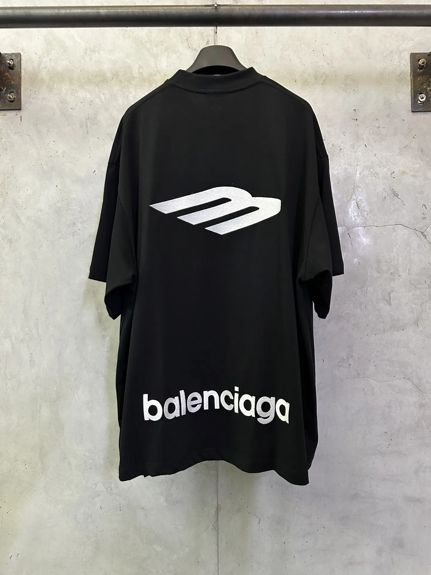 Logo Embroidered Oversized Cotton T-Shirt D22015286 — view 2