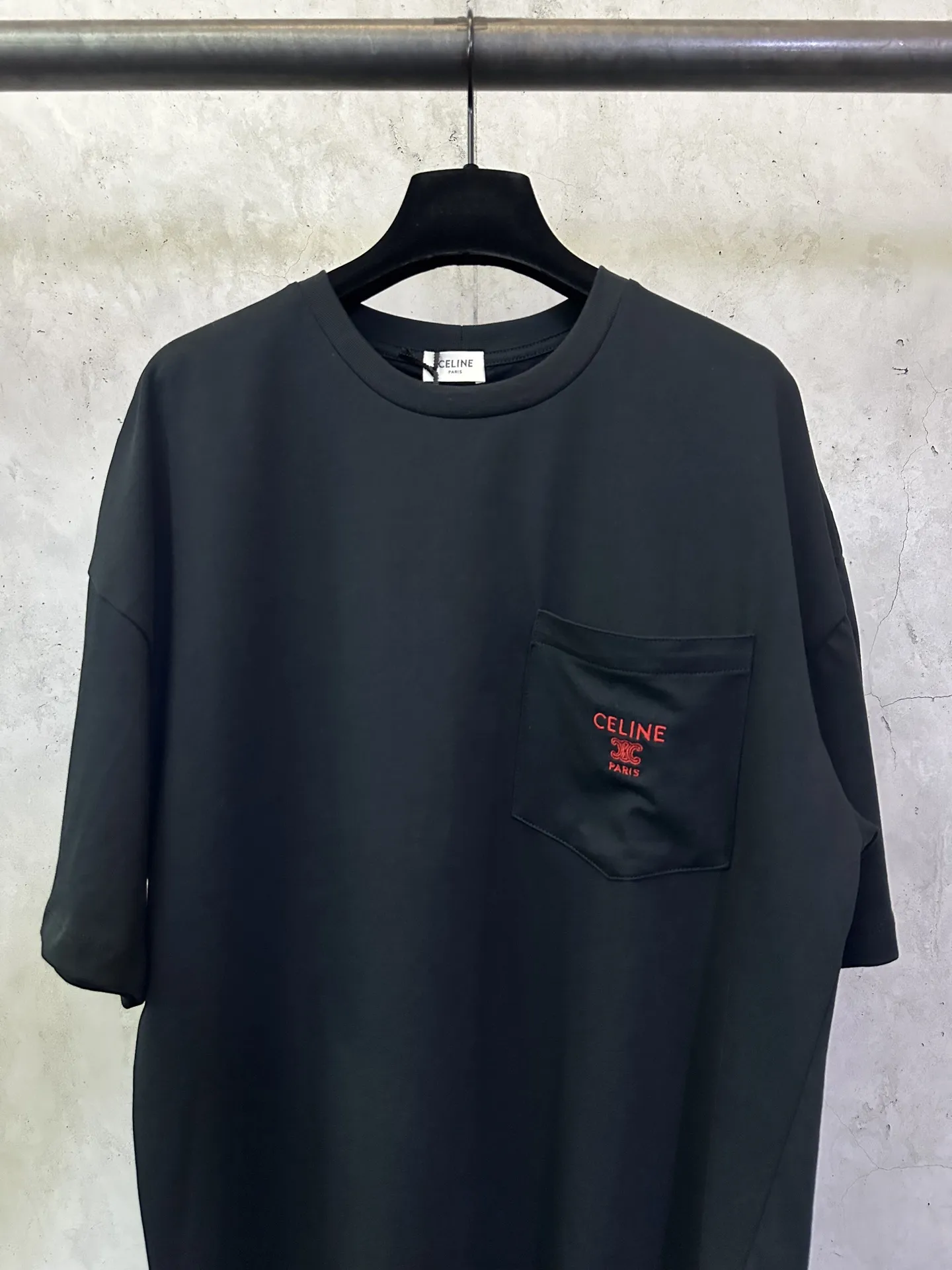 Logo-Embroidered Pocket Cotton T-Shirt D22012450 — view 3