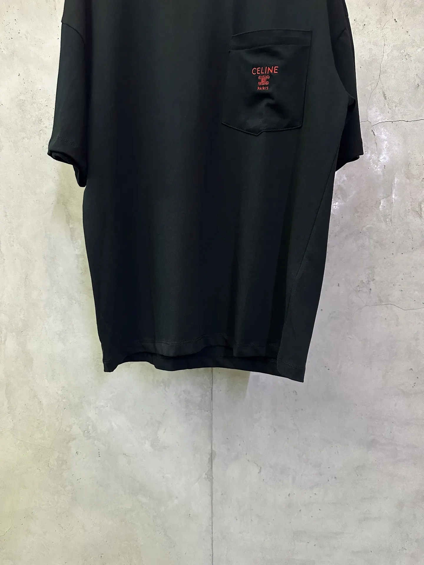 Logo-Embroidered Pocket Cotton T-Shirt D22012450 — view 4