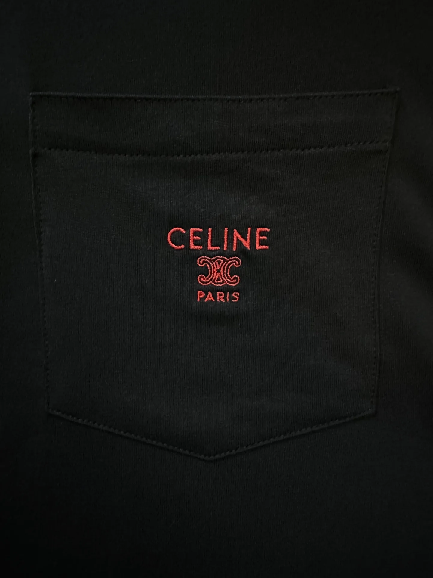 Logo-Embroidered Pocket Cotton T-Shirt D22012450 — view 8