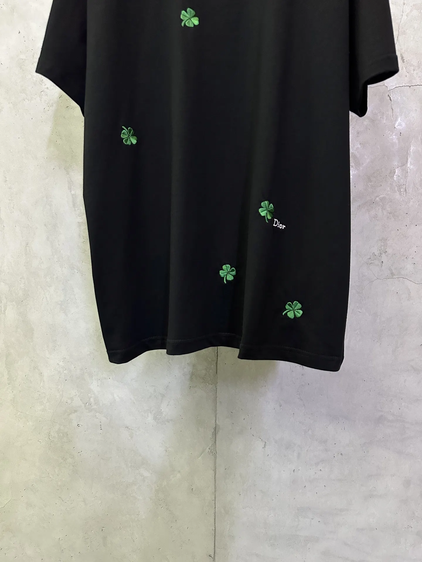 Clover Embroidered Cotton T-Shirt D22012403 — view 4