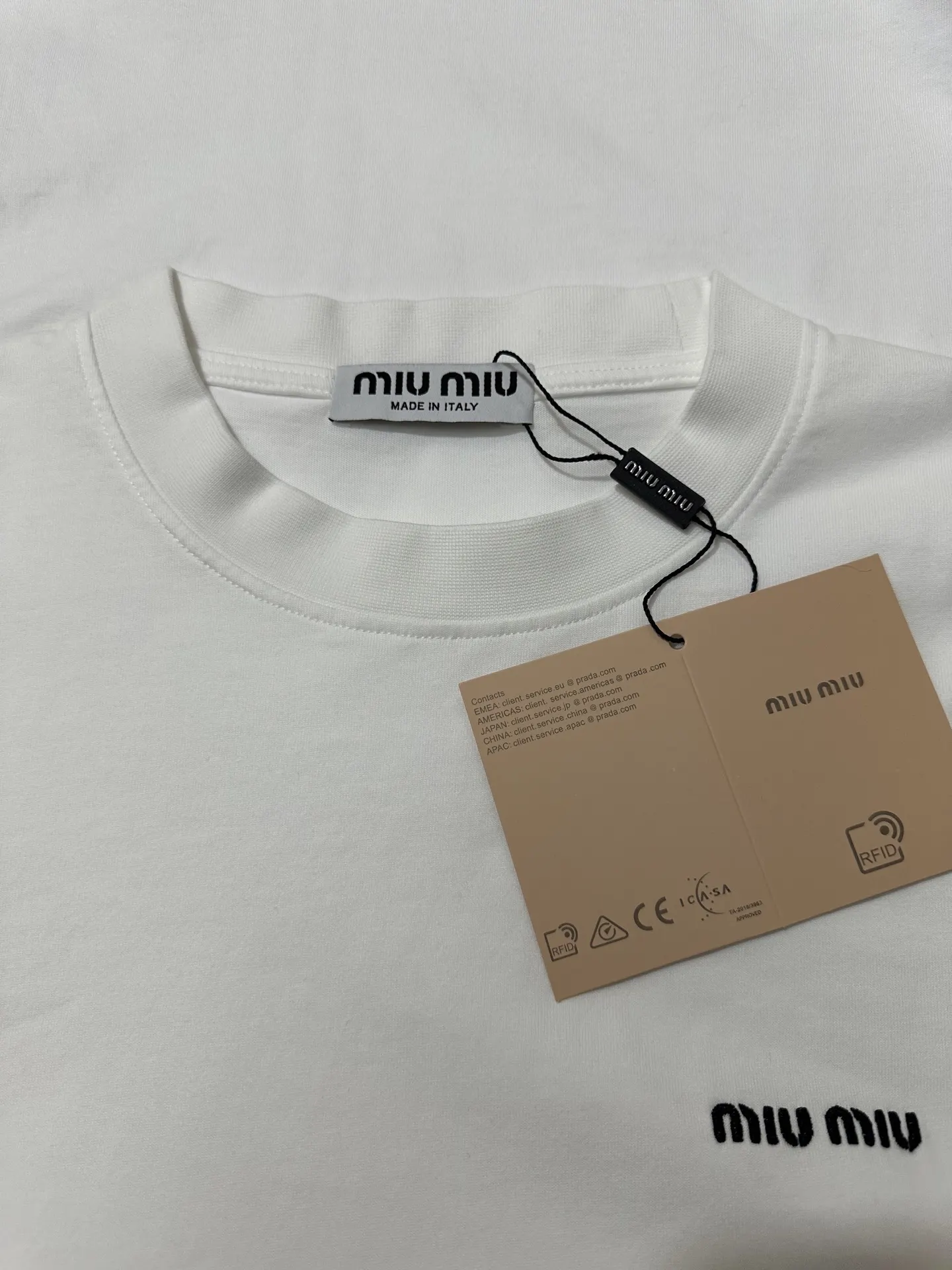 Logo-Embroidered Long-Sleeve T-Shirt D22020476 — view 6