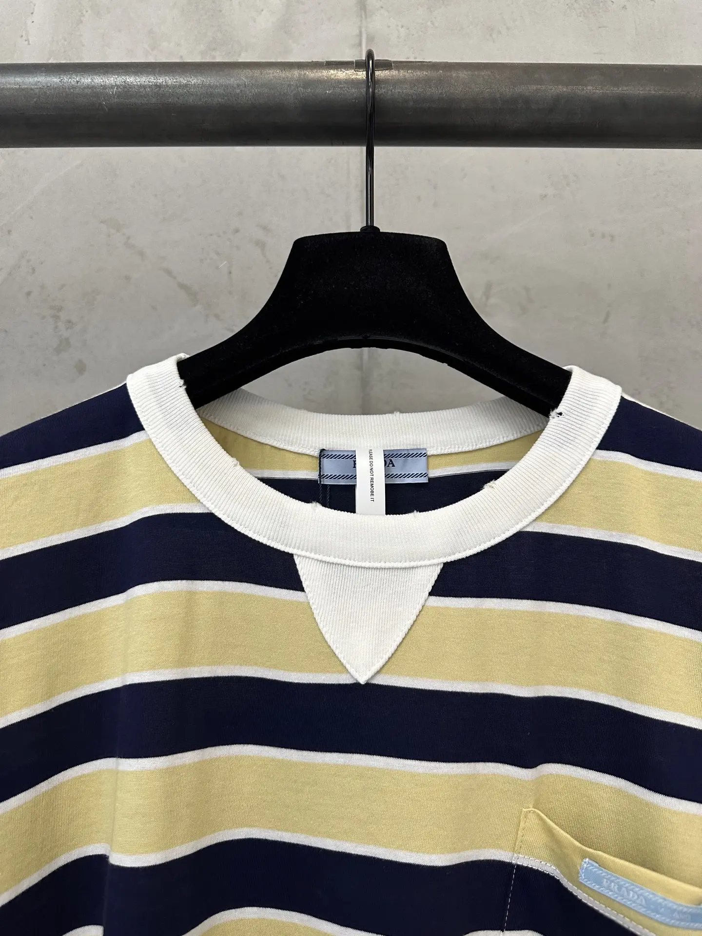 Bayadere Striped Cotton T-Shirt D22018926 — view 5