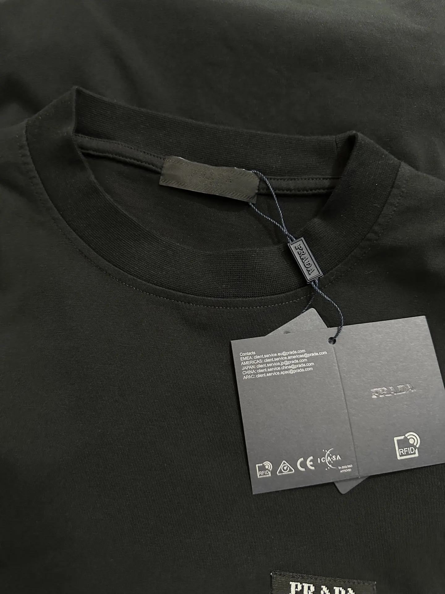 Logo-Patch Long-Sleeve Cotton T-Shirt D22022210 — view 6