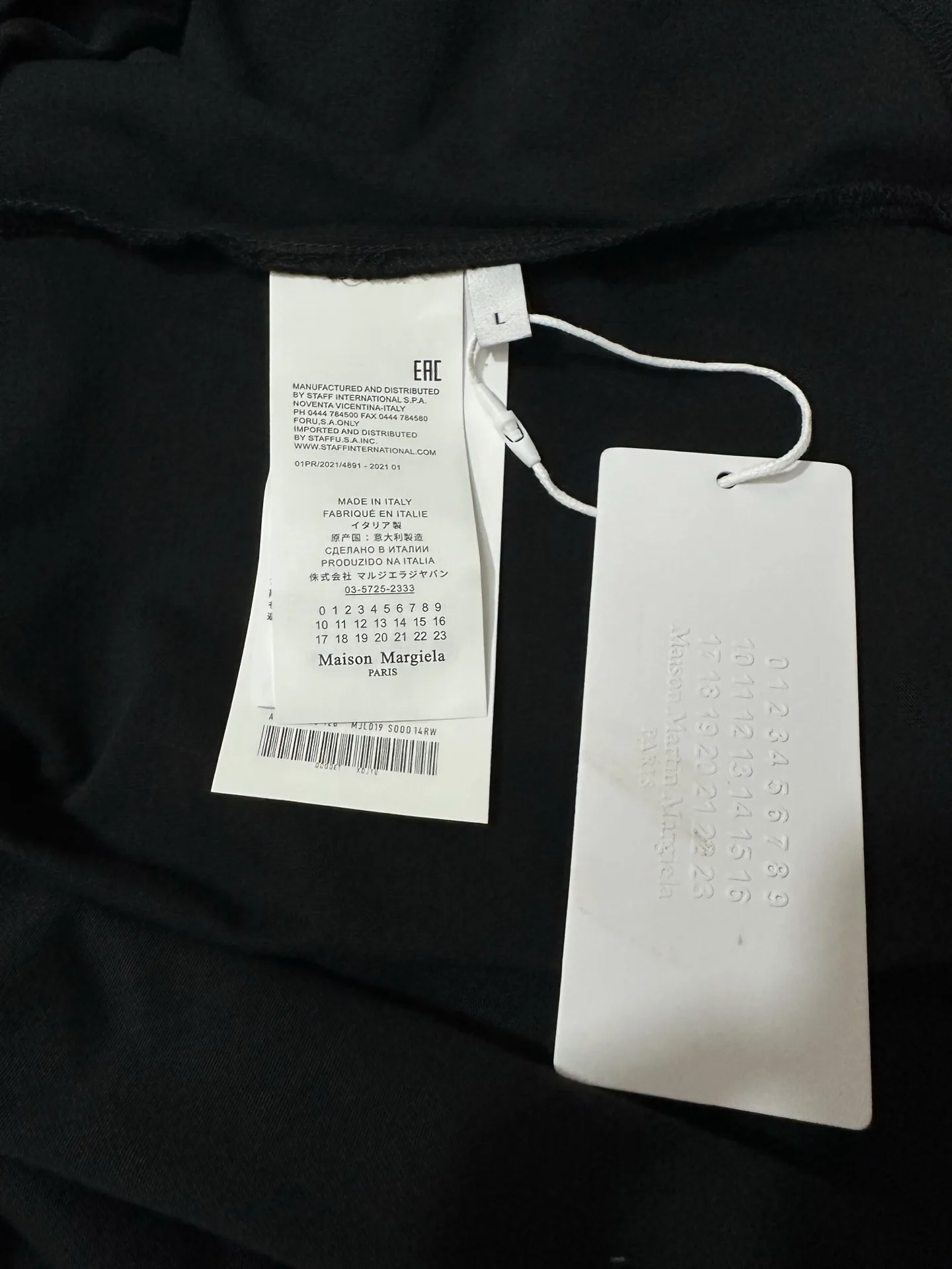 MM6 Maison Margiela Logo Label Long-Sleeve T-Shirt D22023078 — view 9