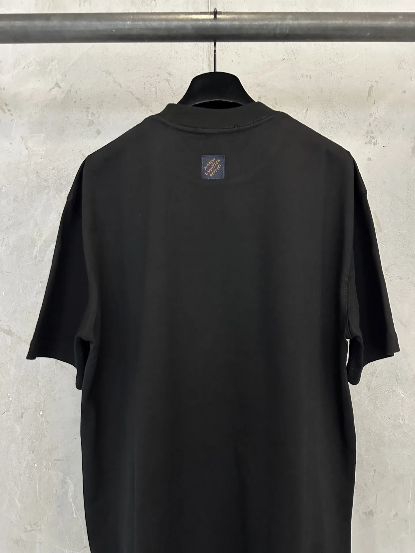 Leather Patch Heavyweight Cotton T-Shirt D22011896 — view 5