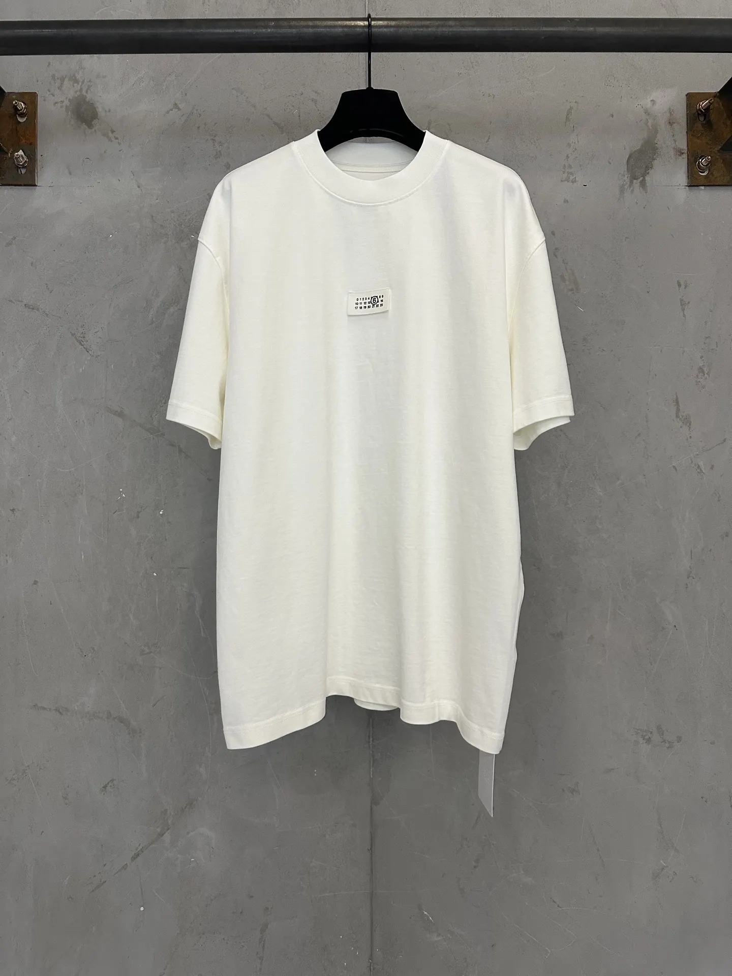 MM6 Heavyweight Cotton Jersey Logo T-Shirt D22011883