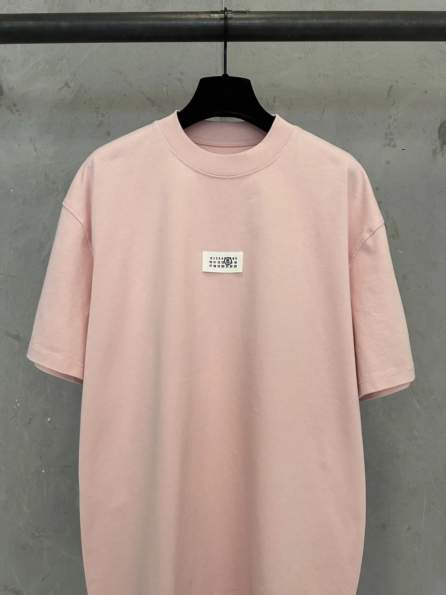 MM6 Label Heavyweight Cotton T-Shirt D22011886 — view 3