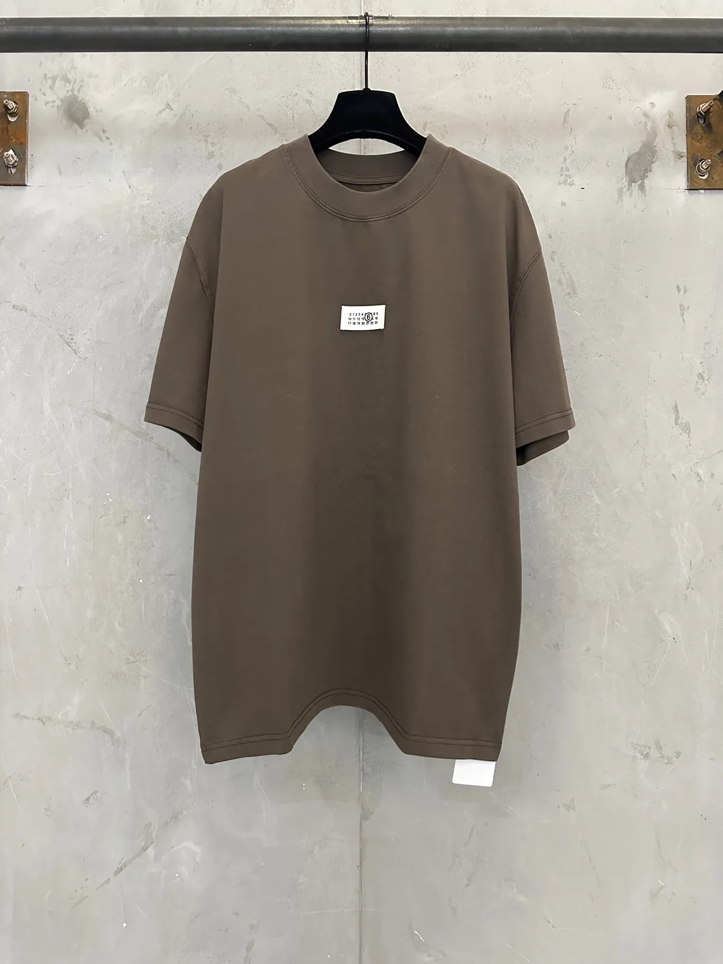 MM6 Numeric Label Heavyweight Cotton T-Shirt D22011887