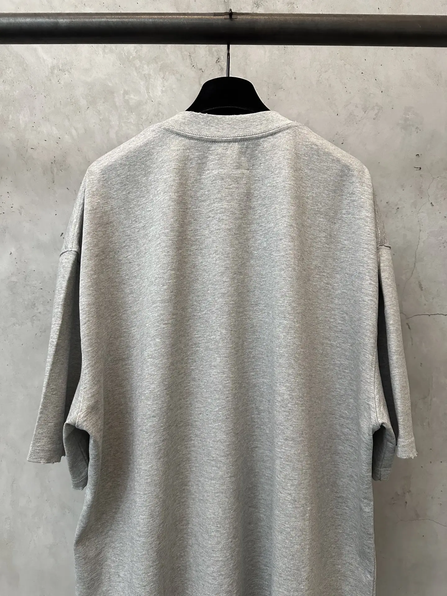 Logo Print Heavyweight Cotton T-Shirt D22011930 — view 5