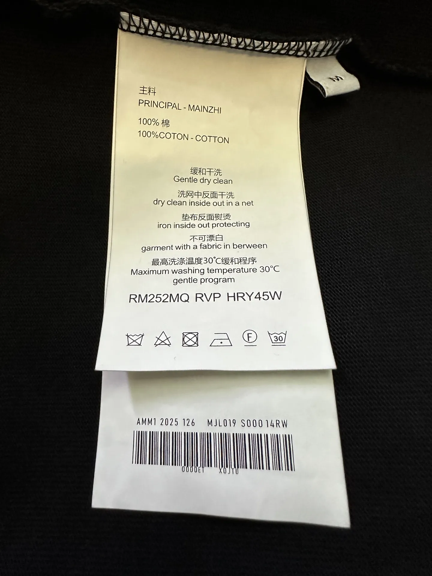 Logo Print Heavyweight Cotton T-Shirt D22012341 — view 9