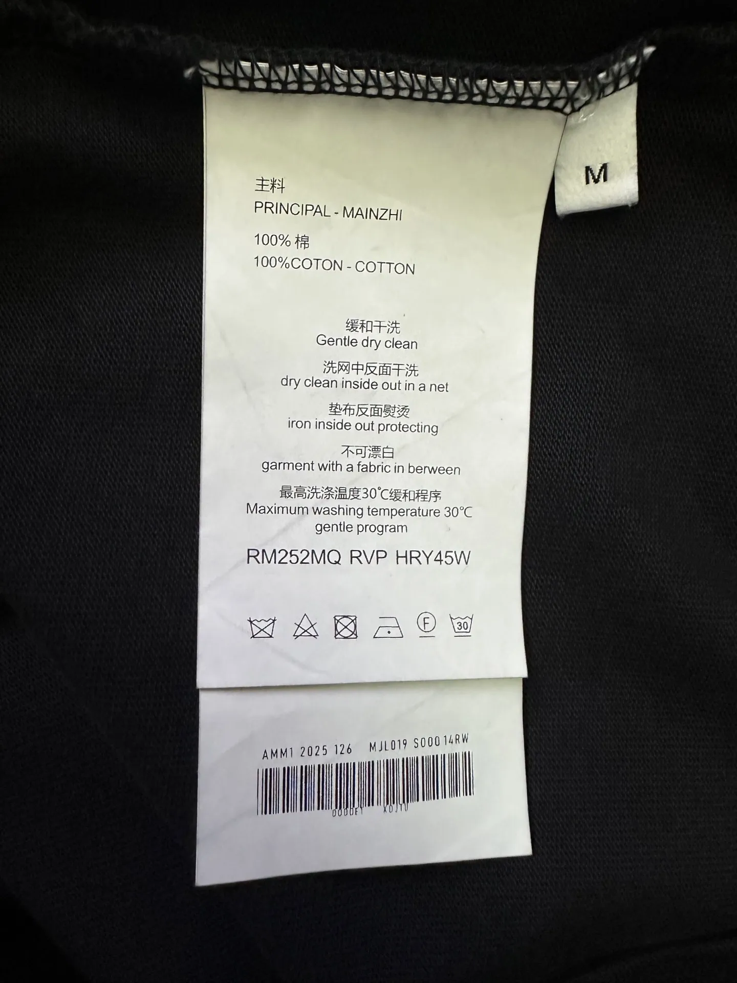 Logo Print Heavyweight Cotton T-Shirt D22012460 — view 9