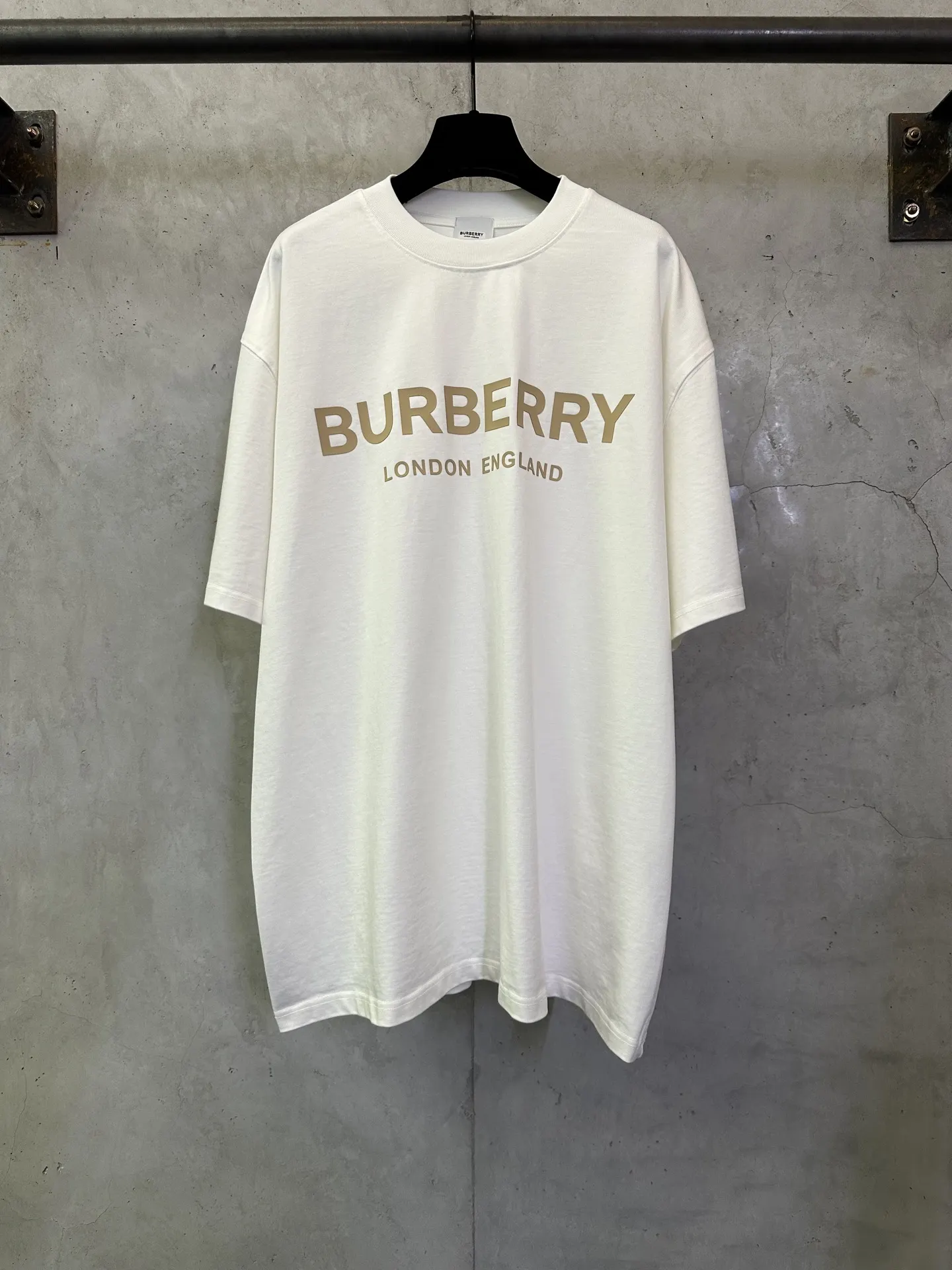 Logo Print Heavyweight Cotton T-Shirt D22012461