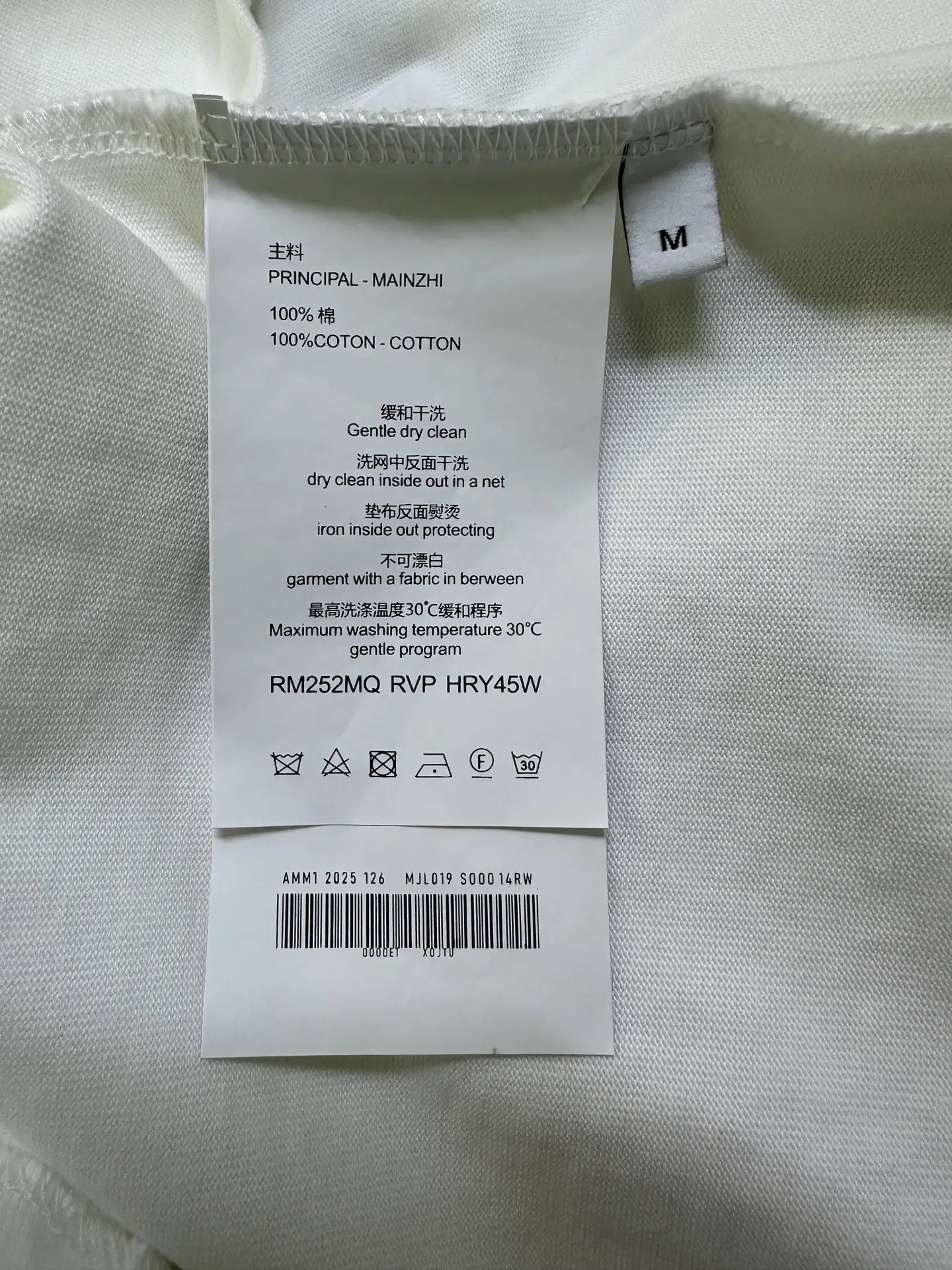 Logo Print Heavyweight Cotton T-Shirt D22012461 — view 9