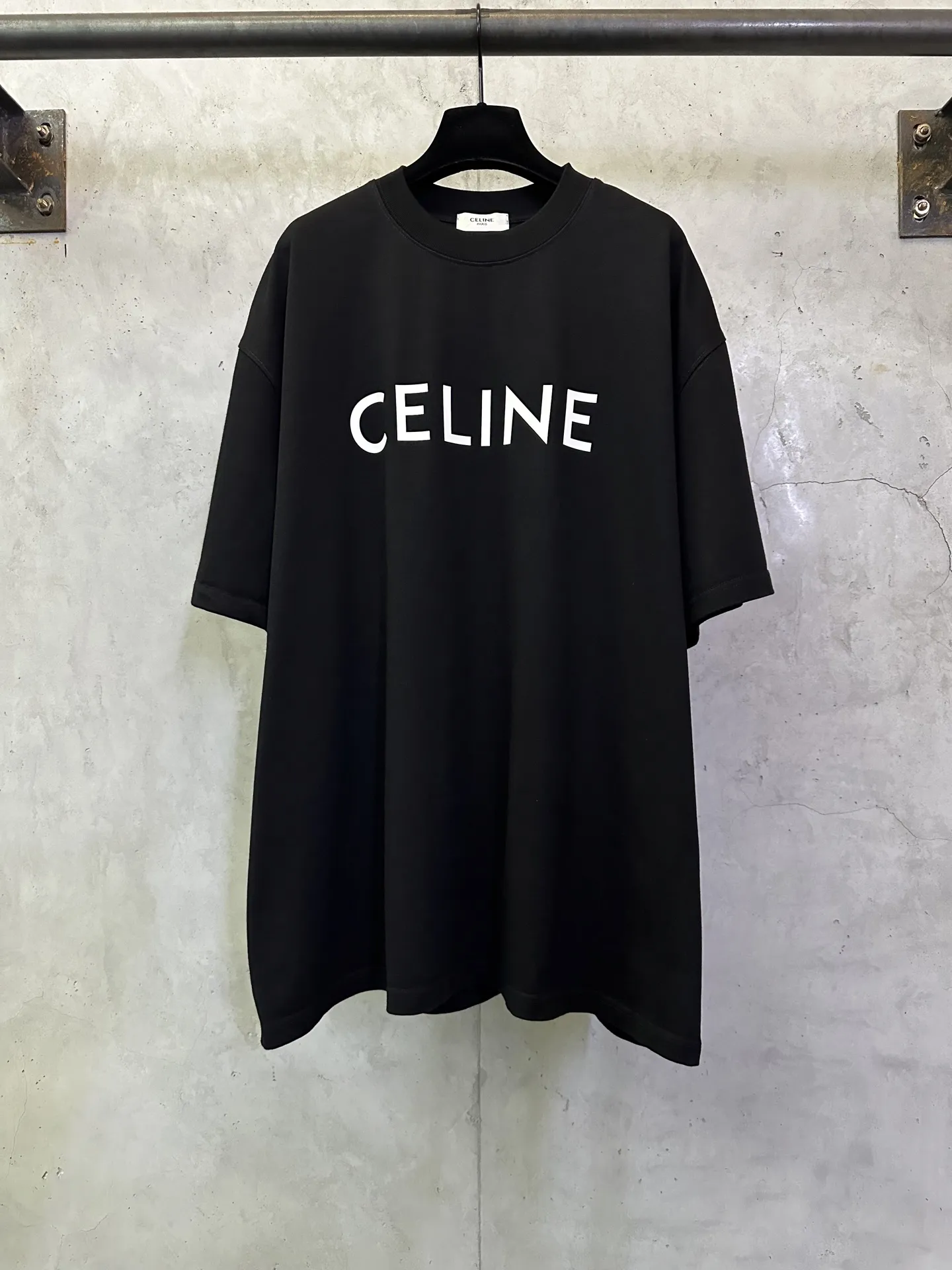 Logo Print Heavyweight Cotton T-Shirt D22015292