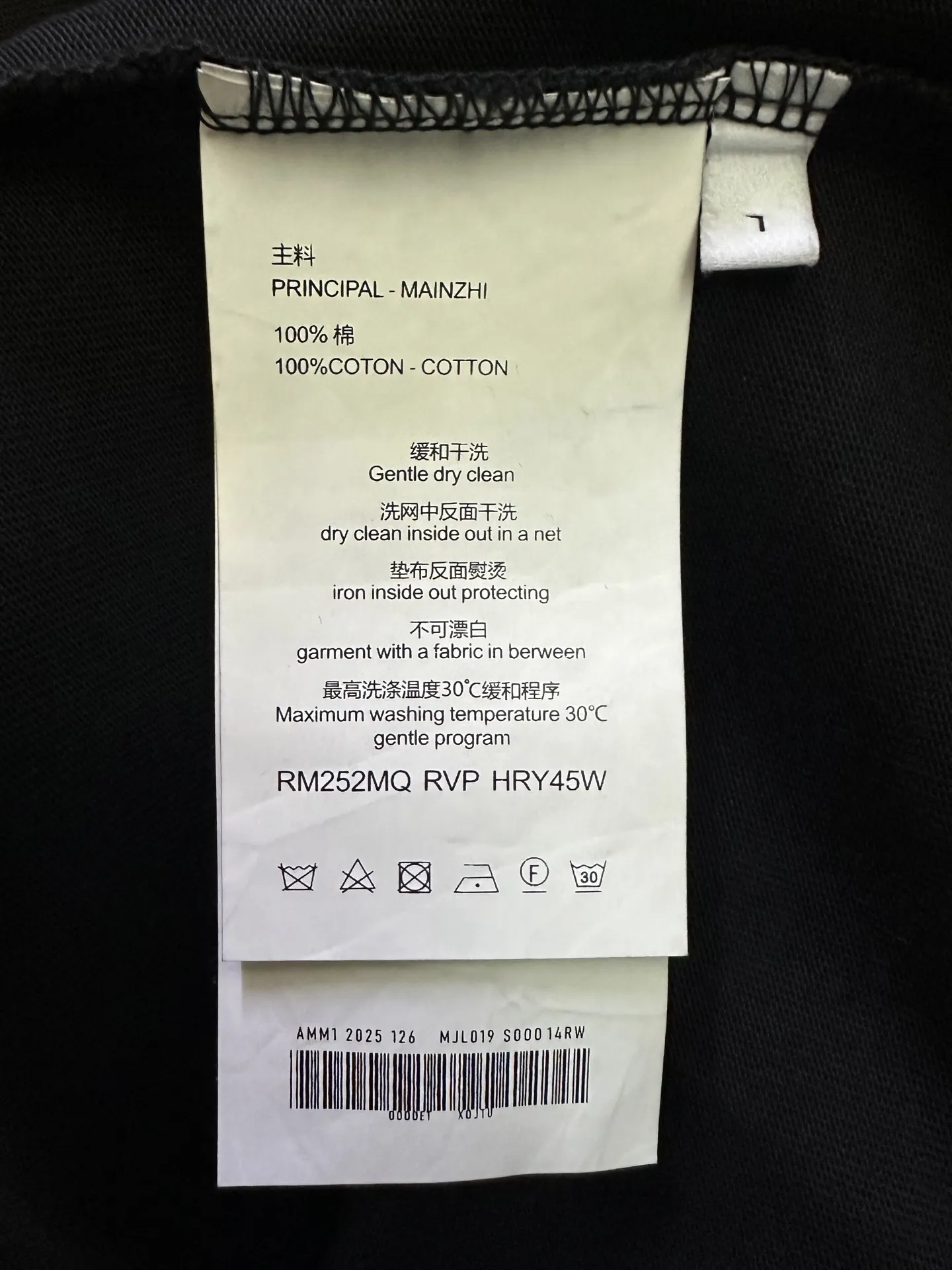 Logo Print Heavyweight Cotton T-Shirt D22015292 — view 9