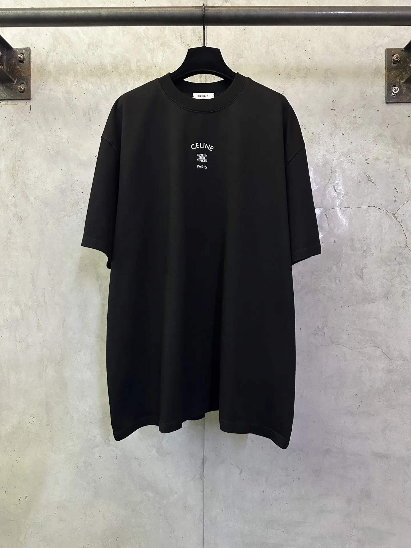 Triomphe Logo Heavyweight Cotton T-Shirt D22012467