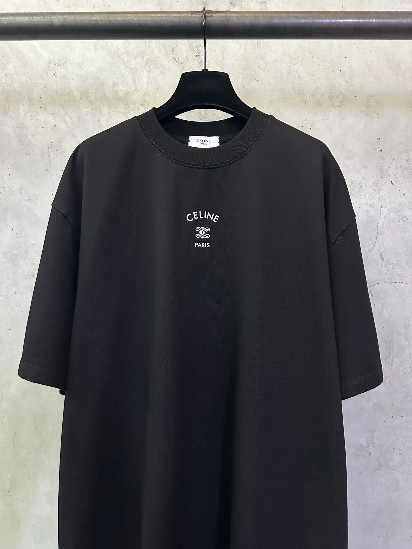 Triomphe Logo Heavyweight Cotton T-Shirt D22012467 — view 3