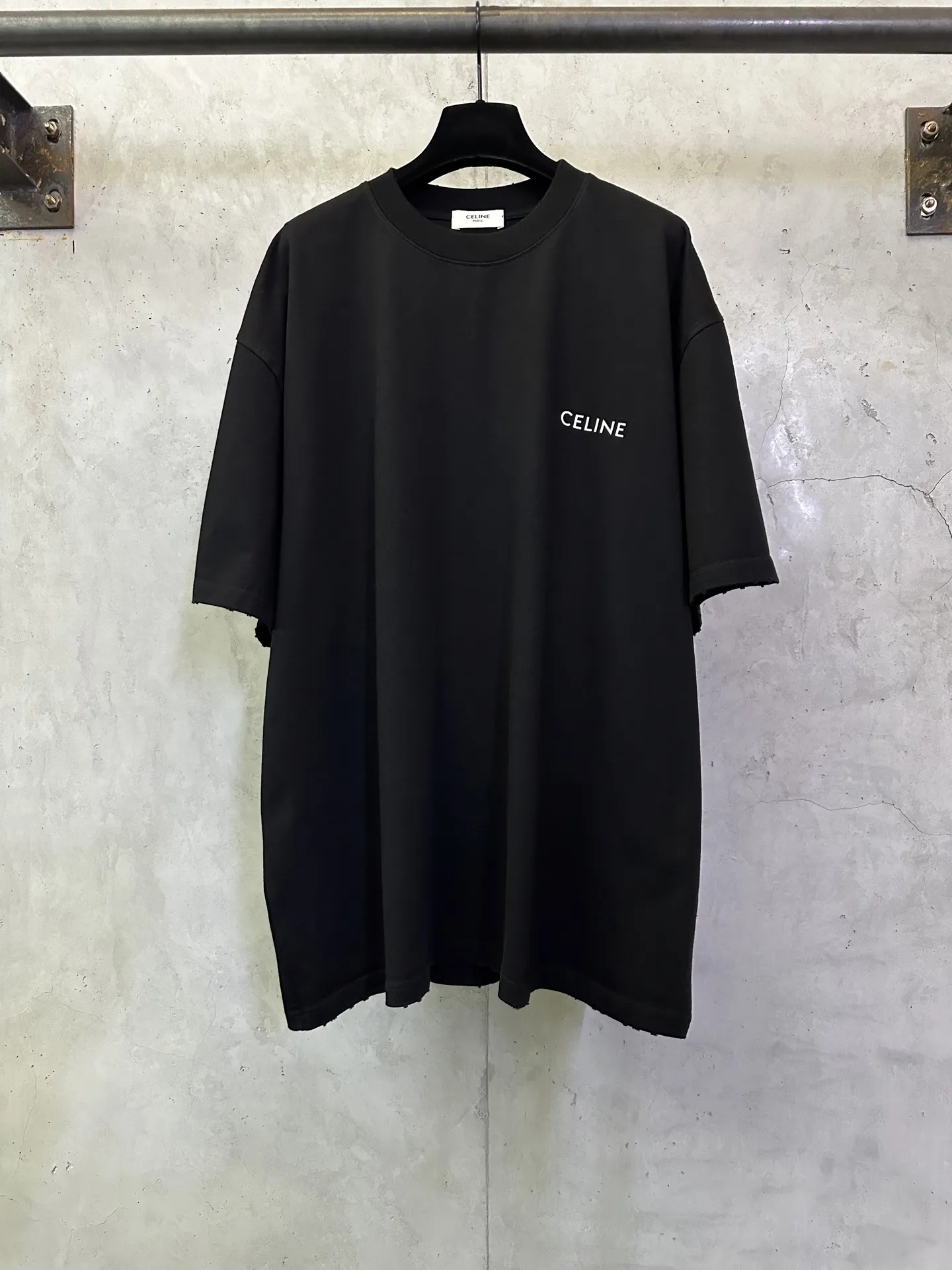 Logo-Print Heavyweight Cotton T-Shirt D22015289