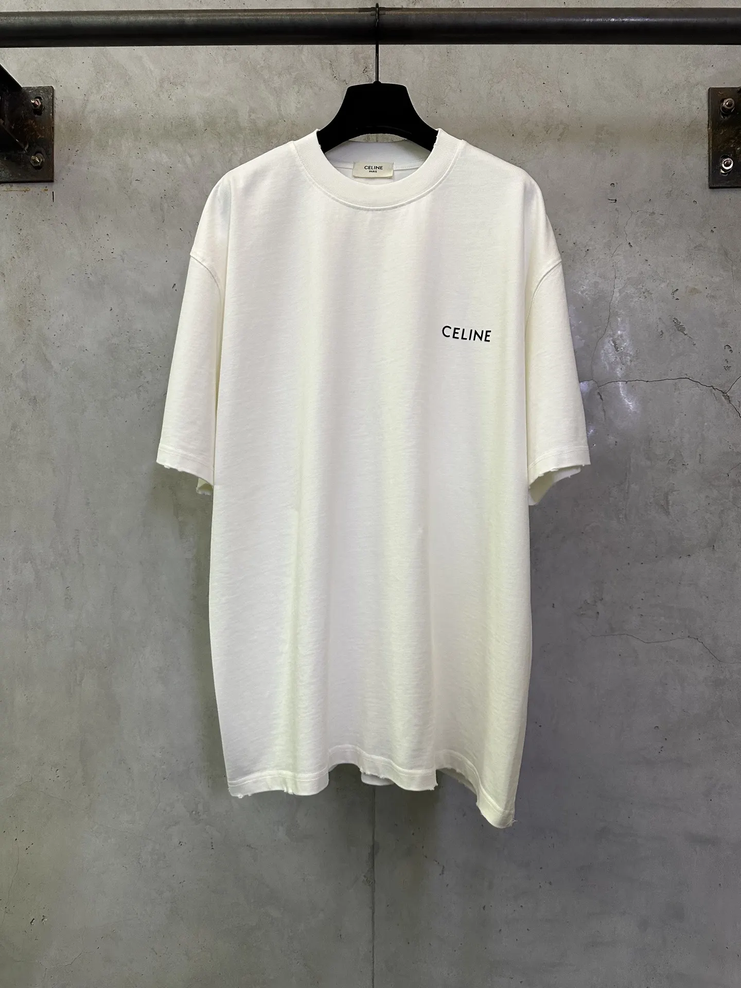 Logo Print Heavyweight Cotton T-Shirt D22015288