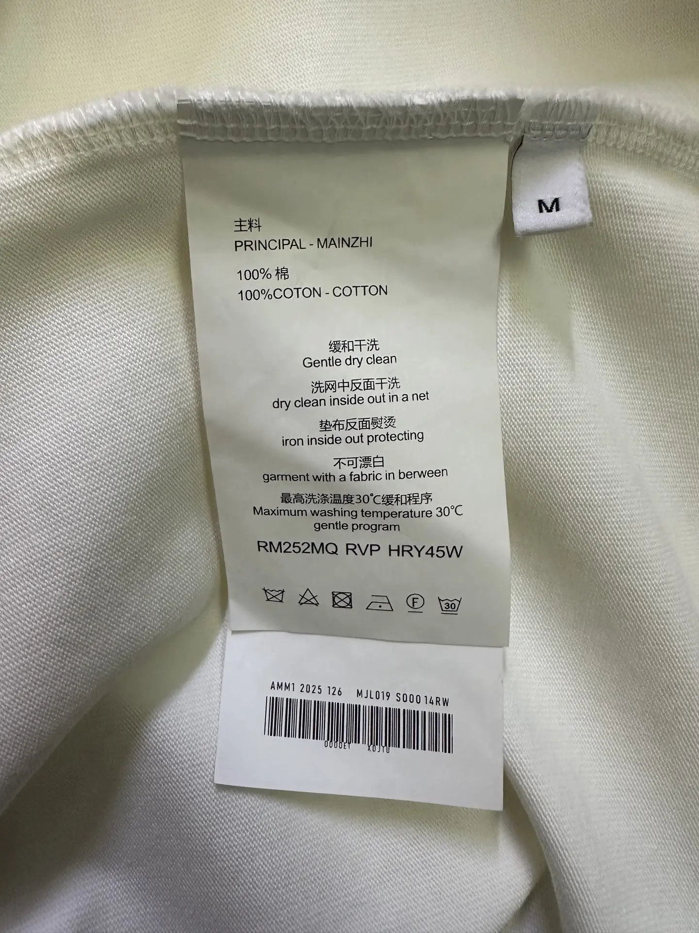 Logo Print Heavyweight Cotton T-Shirt D22015288 — view 9