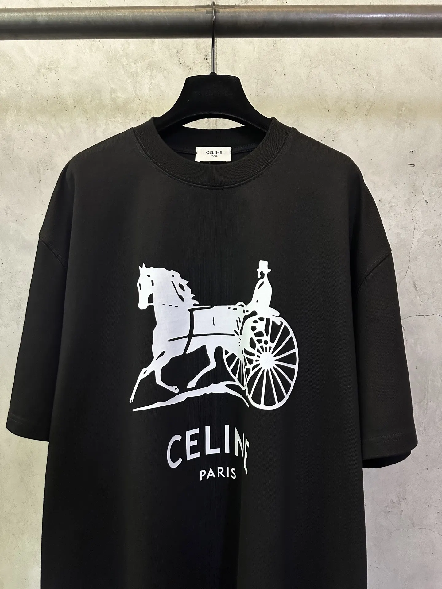 Carriage Logo Heavyweight Cotton T-Shirt D22012484 — view 3