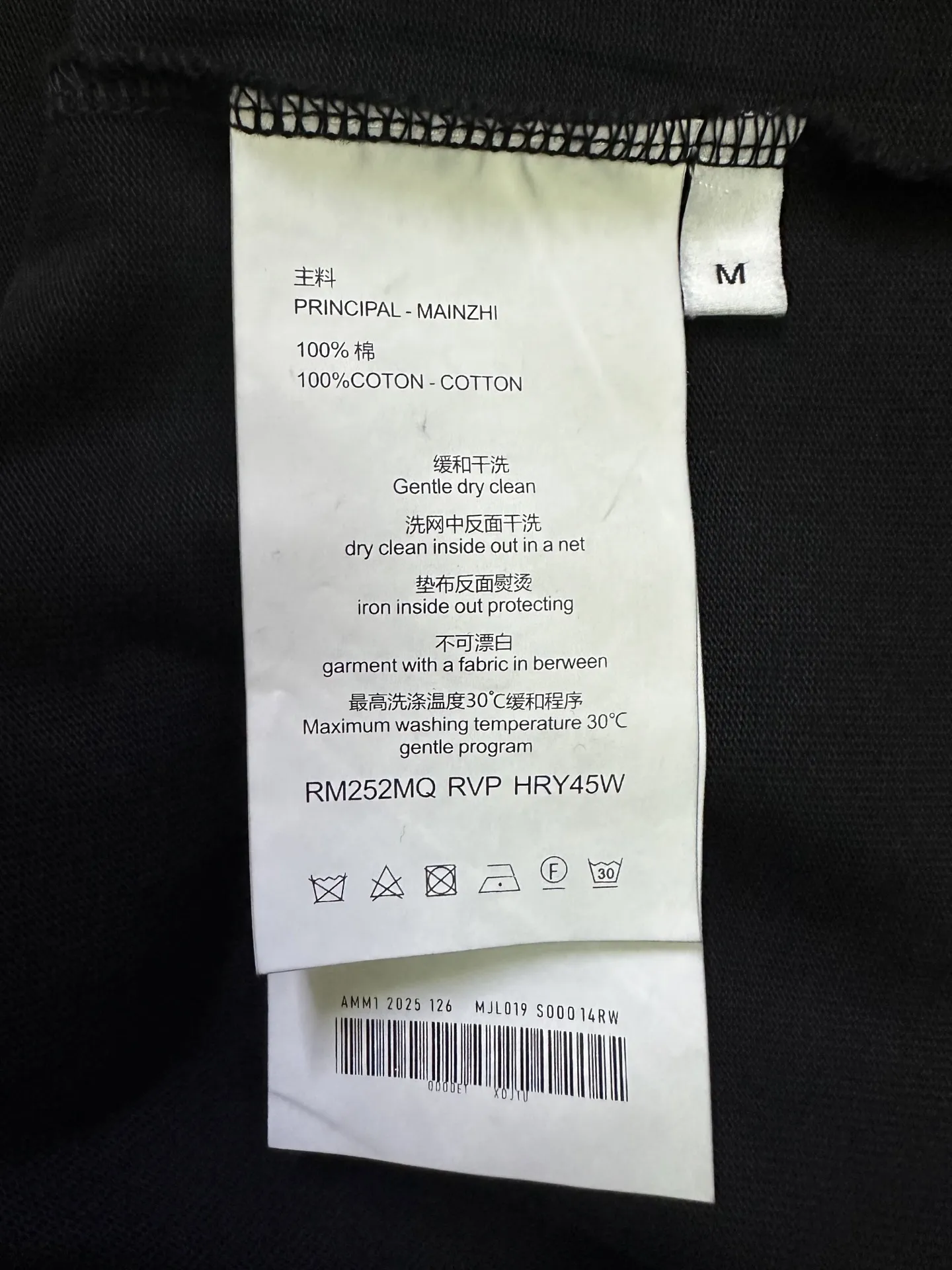 Logo Print Heavyweight Cotton T-Shirt D22012441 — view 9